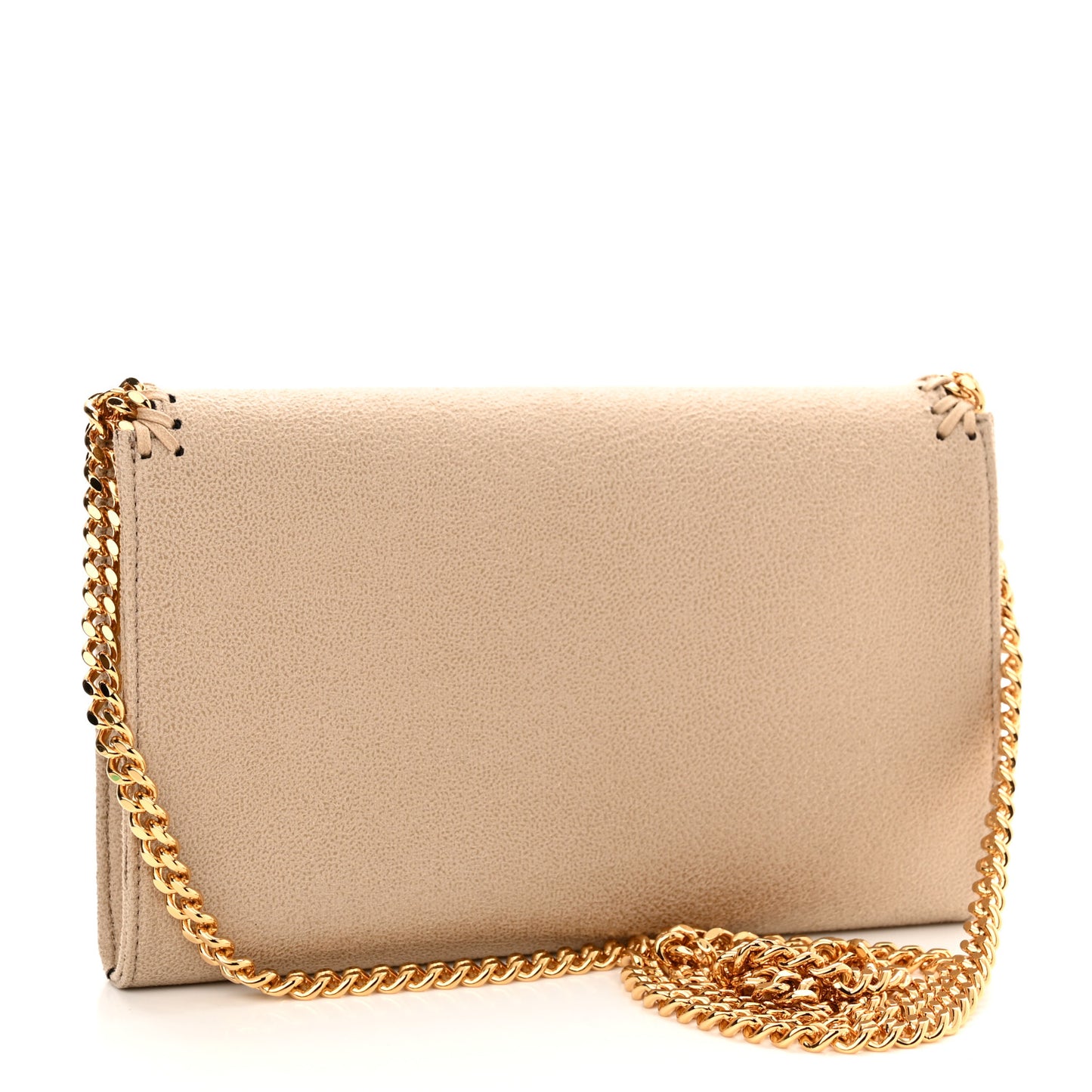 Shaggy Deer Mini Falabella Crossbody Bag Beige