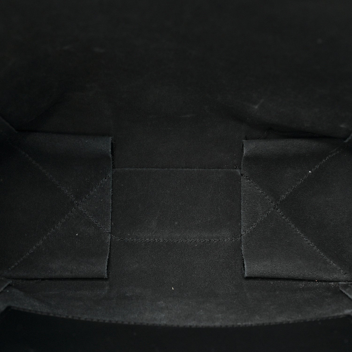 Celine Grained Calfskin Small Vertical Cabas Black 5 of 13