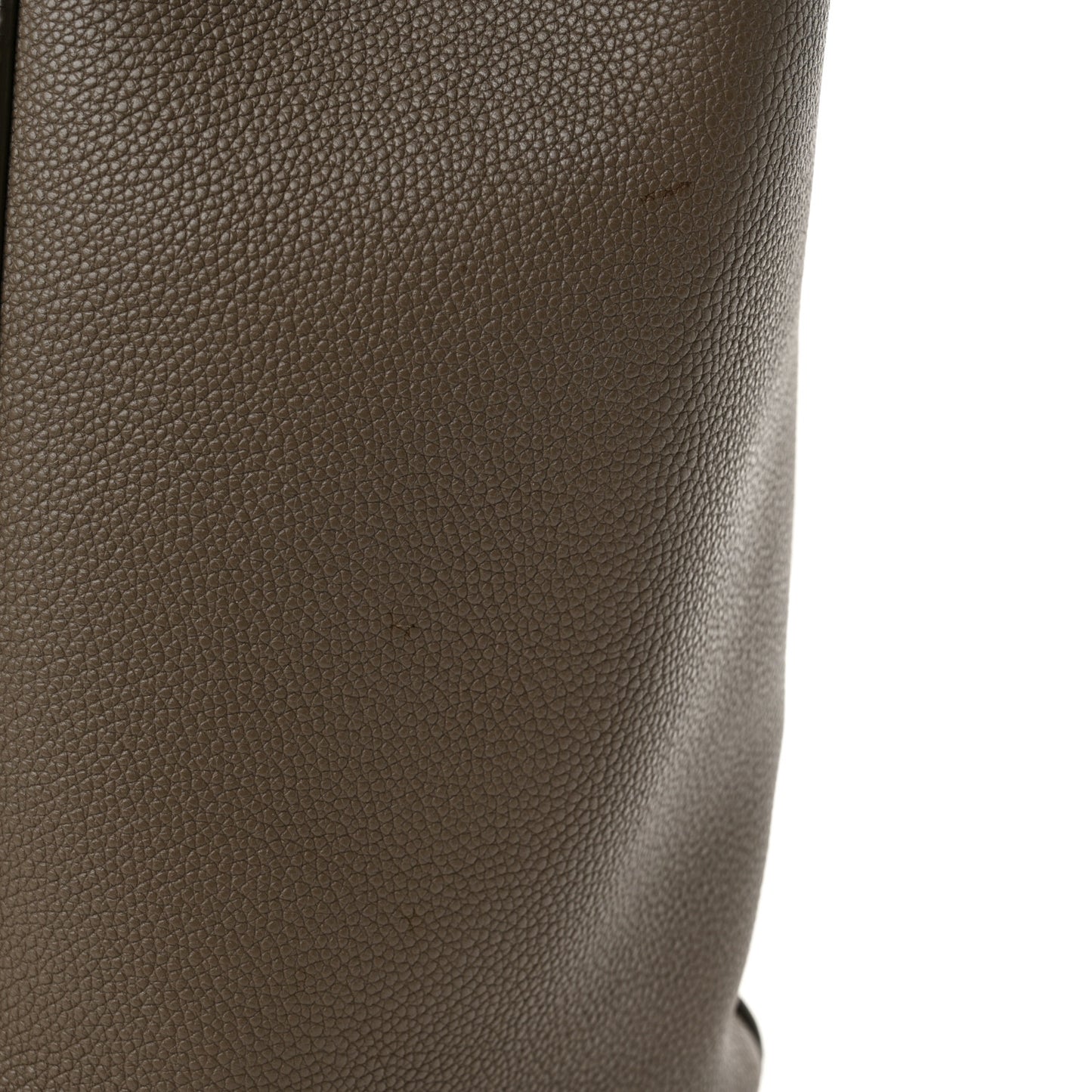 Soft Grained Calfskin Small Belt Cabas Phantom Taupe