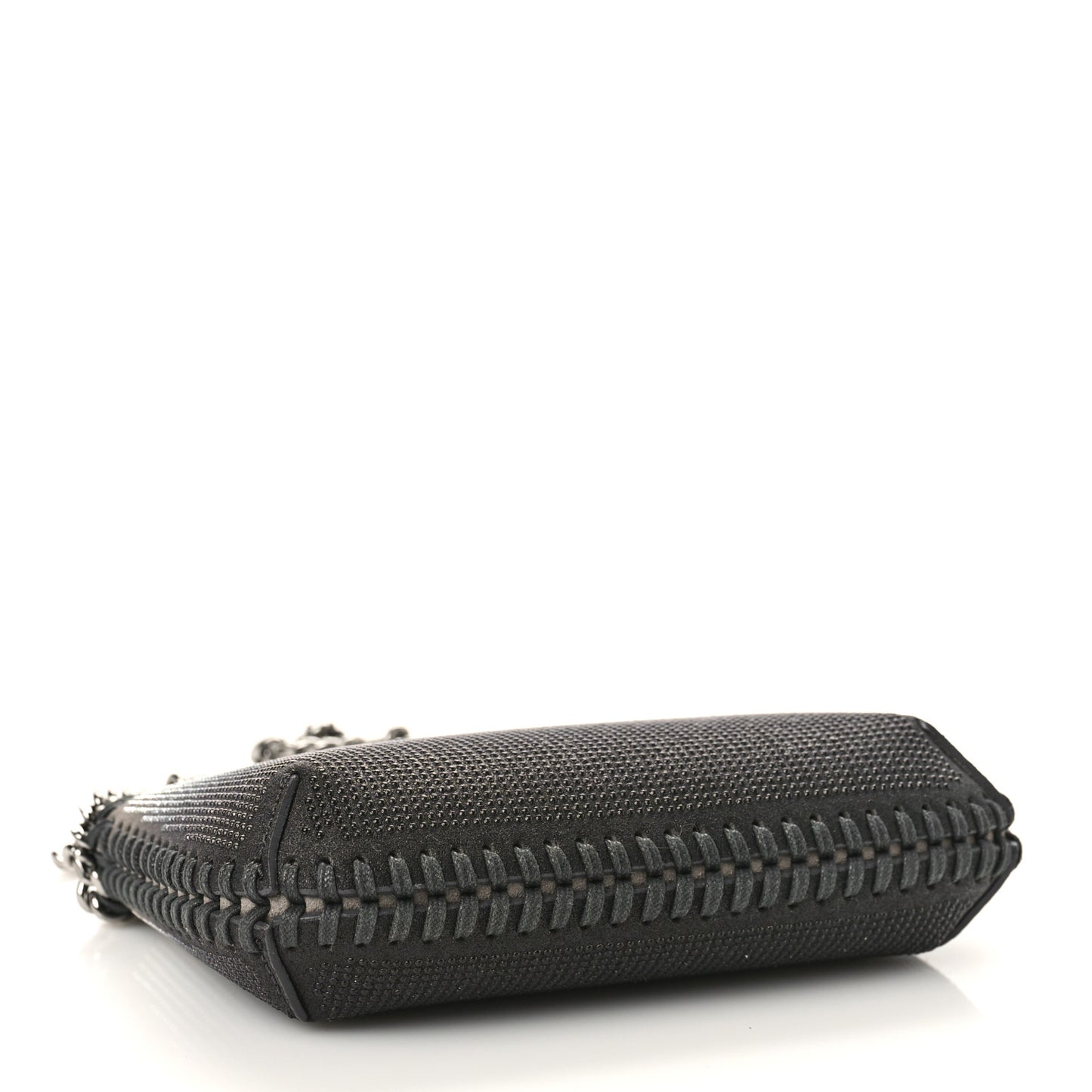 Crystal Mini Falabella Crossbody Bag Grey