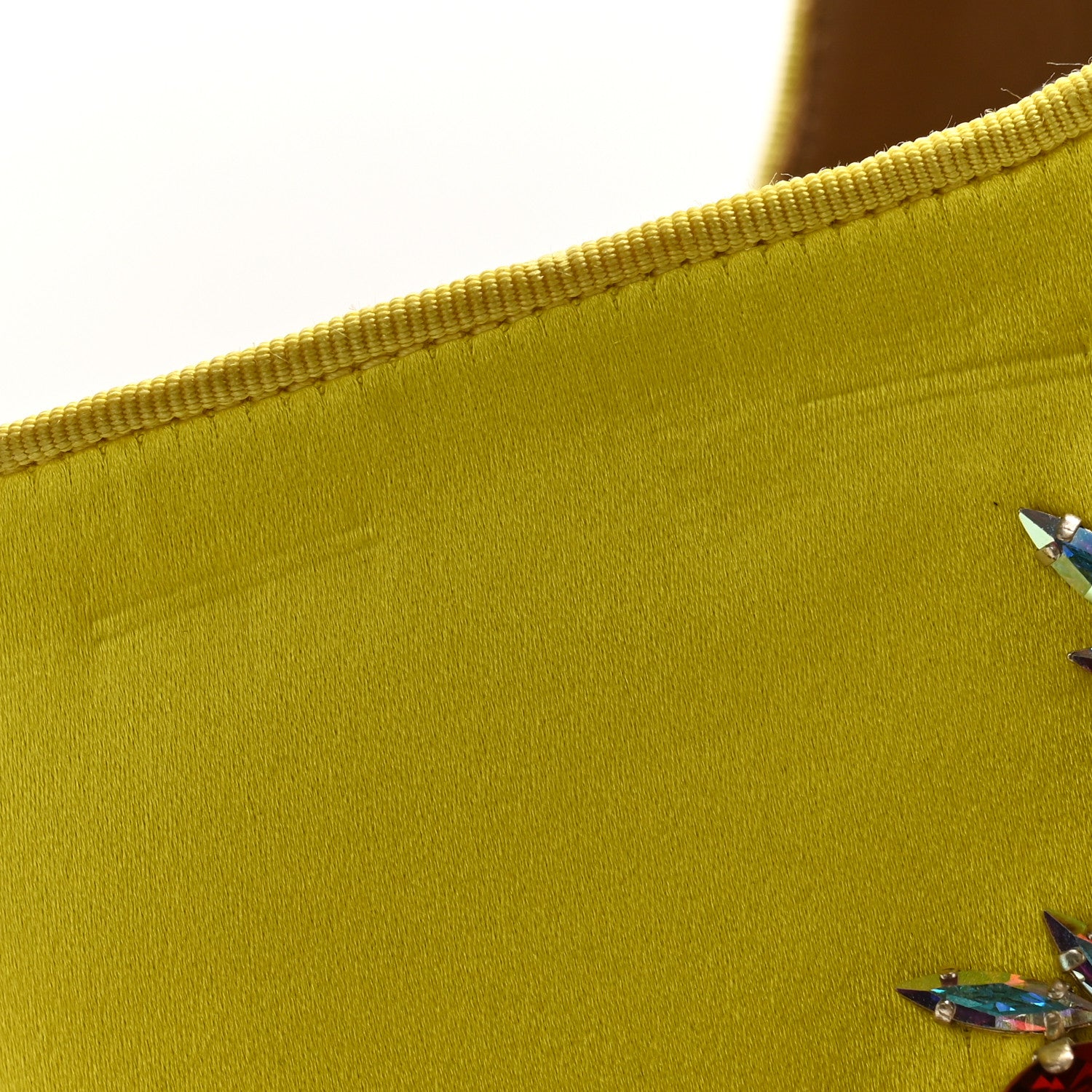 Christian Louboutin Satin Morgan Fleur 70 Over The Knee Boots 38 Yellow 9 of 9