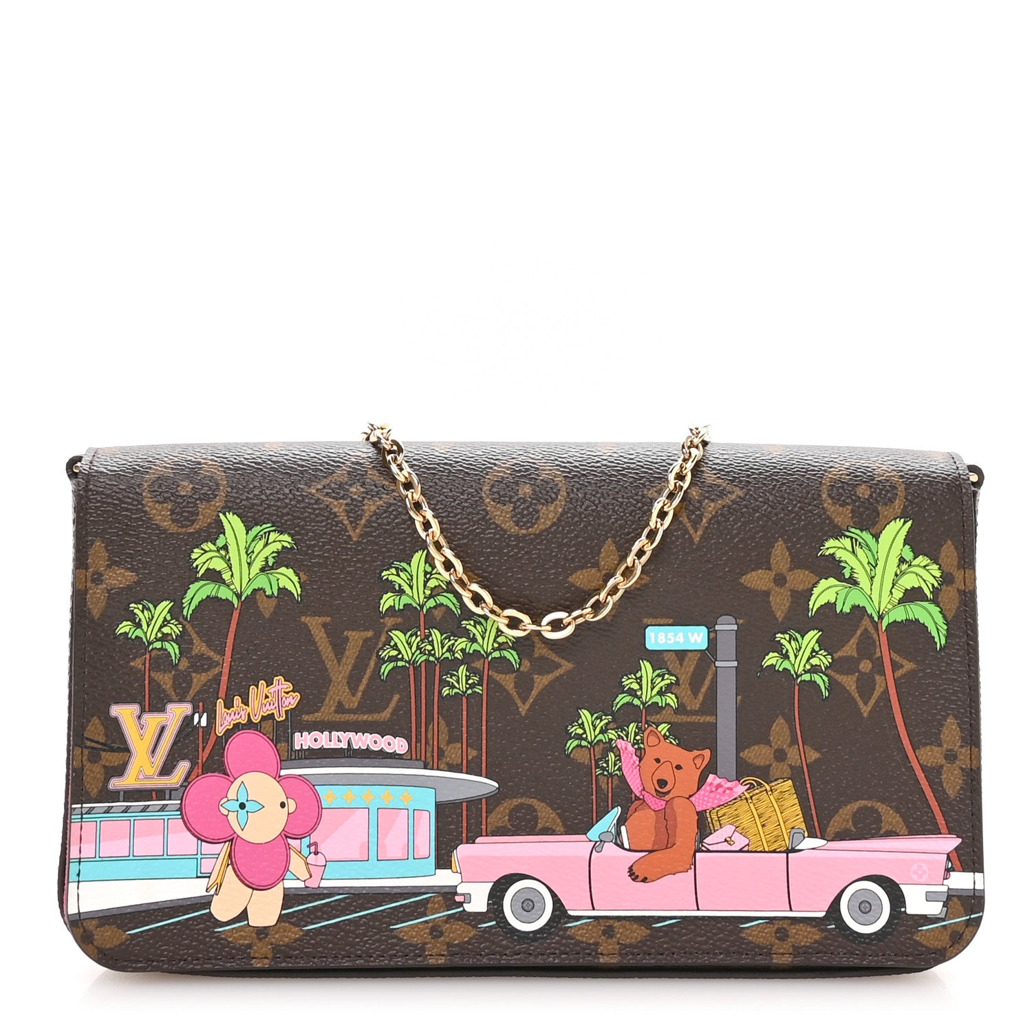 Louis Vuitton Monogram 2021 Christmas Animation Hollywood Pochette