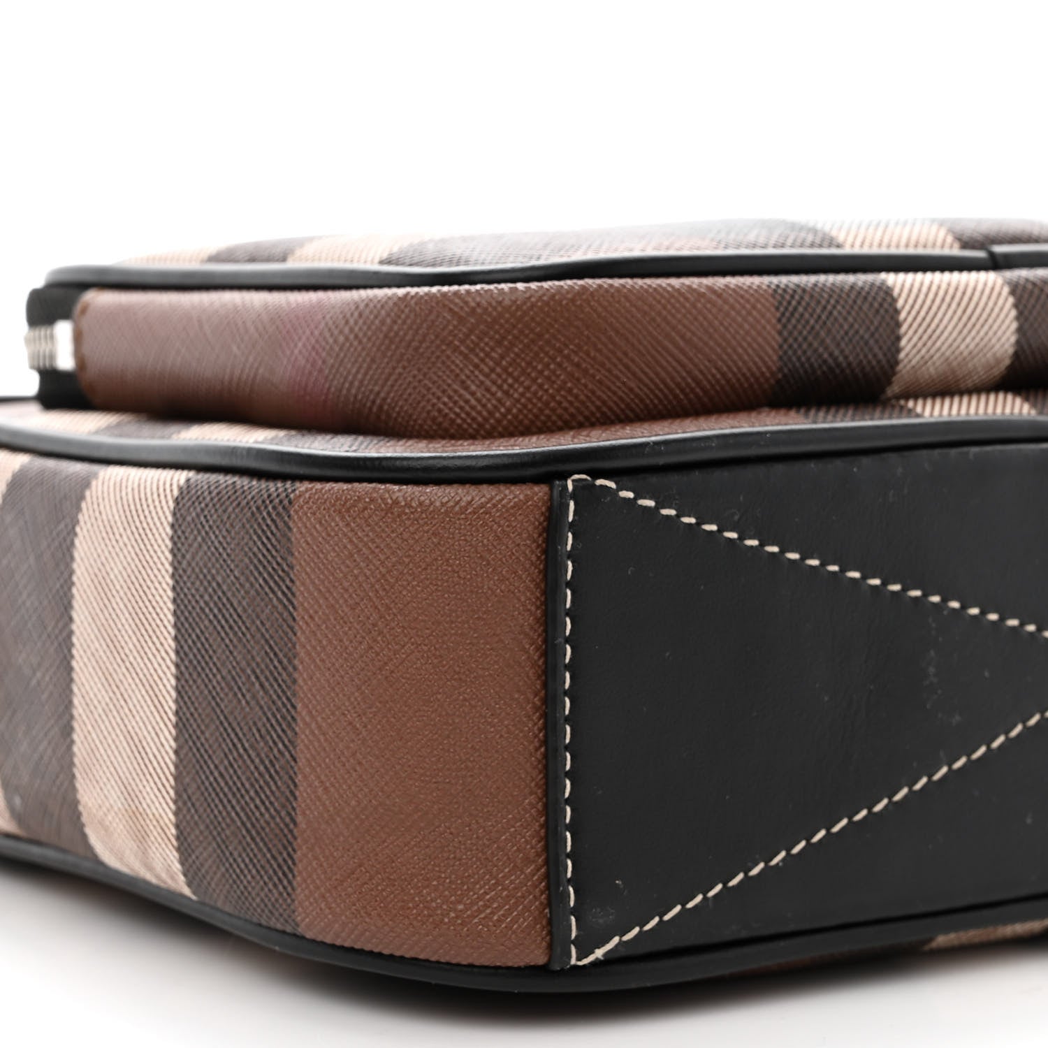 Burberry Canvas Check Paddy Messenger Birch Brown 9 of 12