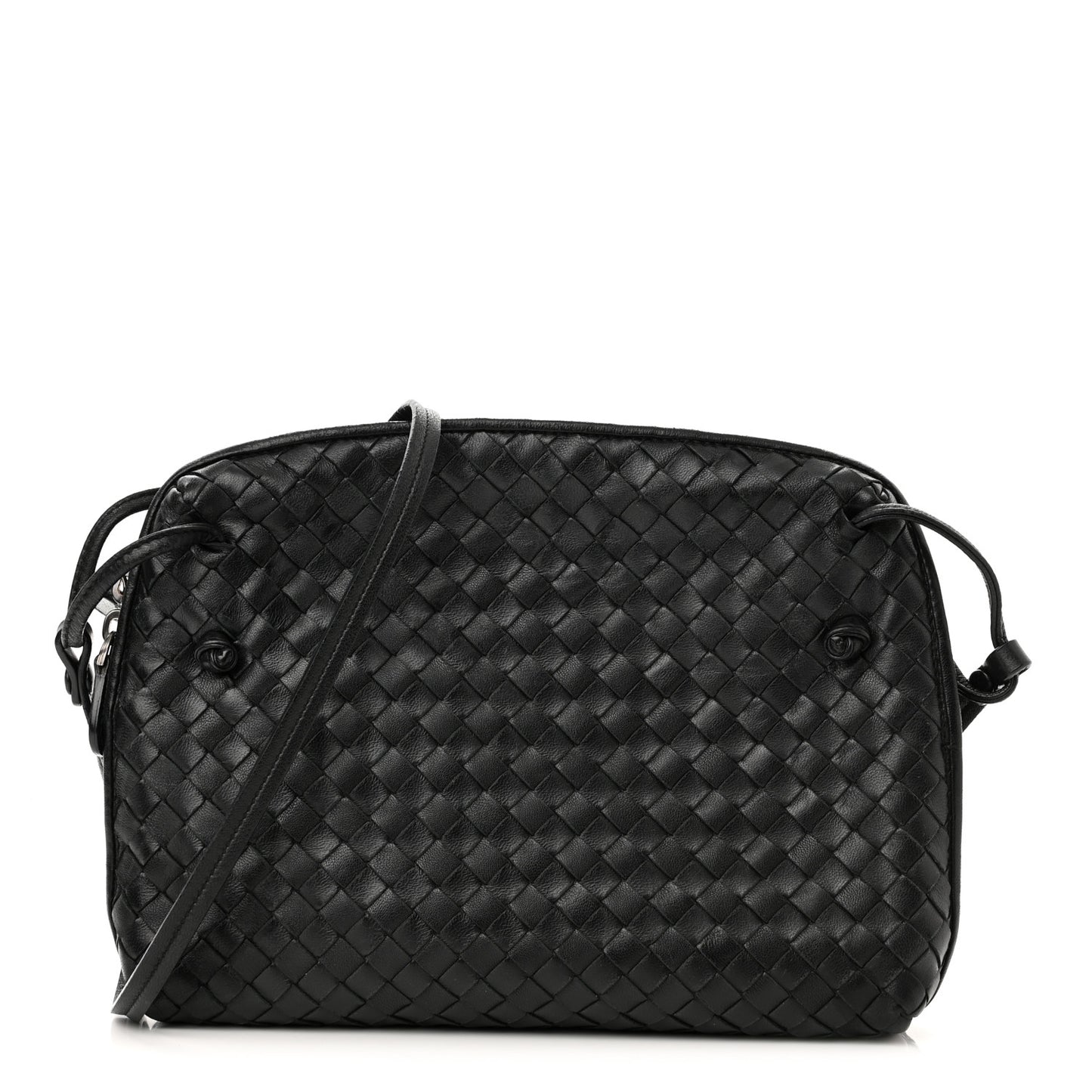 Nappa Intrecciato Nodini Bag Black