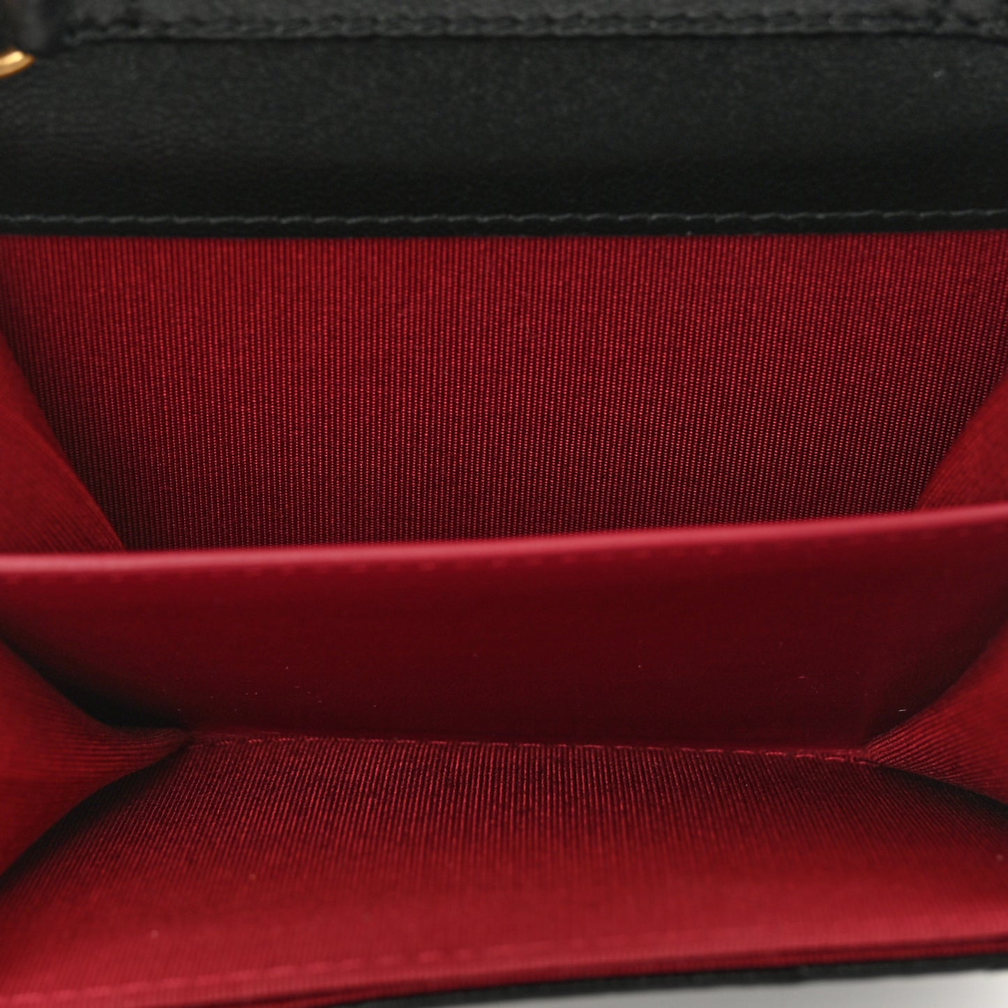 Shiny Goatskin Quilted Chanel 19 Flap Coin Purse With Chain Black
