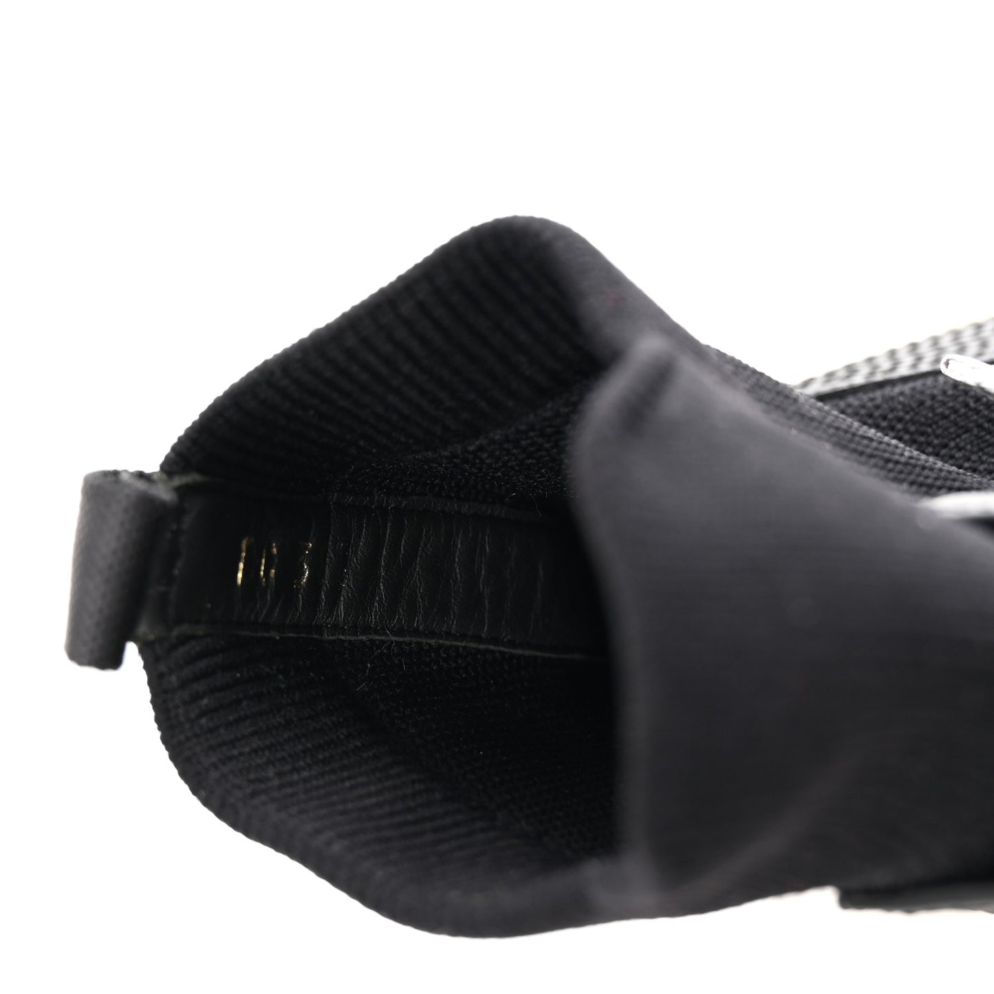 Technical Knit Calfskin Womens Walk'N'Dior High Top Sneakers 38.5 Black