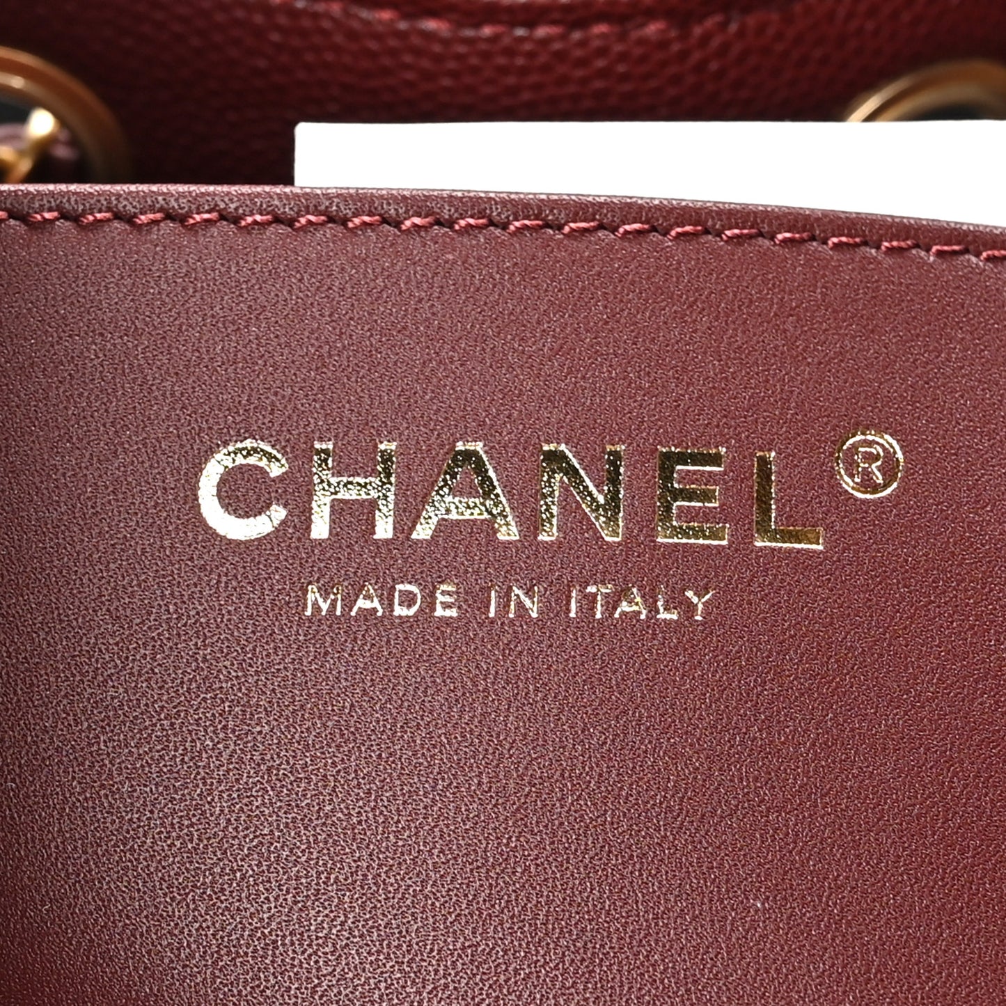 Caviar Quilted Small Chanel 25 Handbag Burgundy