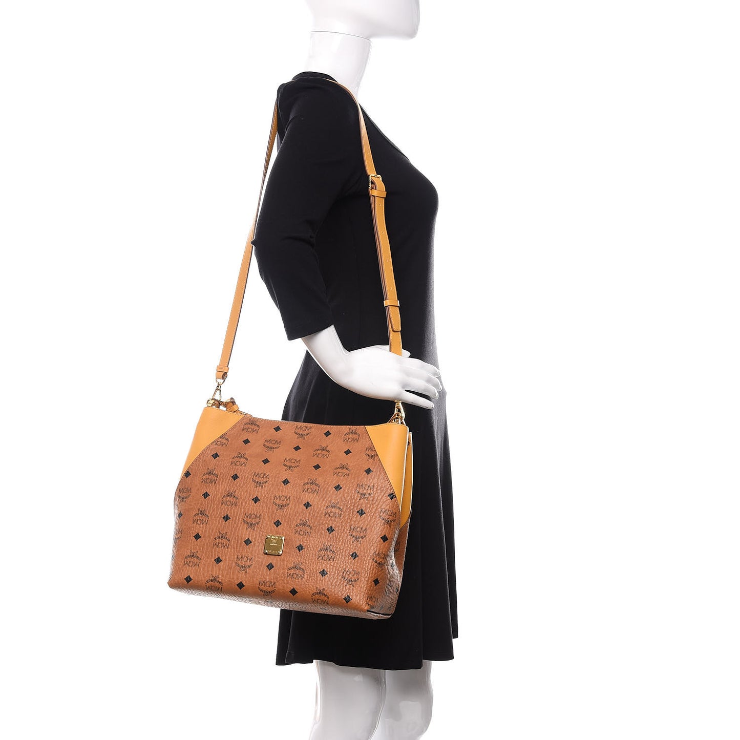 Visetos Medium Klara Hobo Cognac Yellow