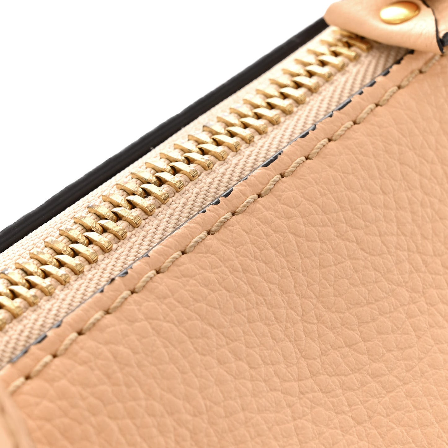 Calfskin Medium Marcie Satchel Light Tan