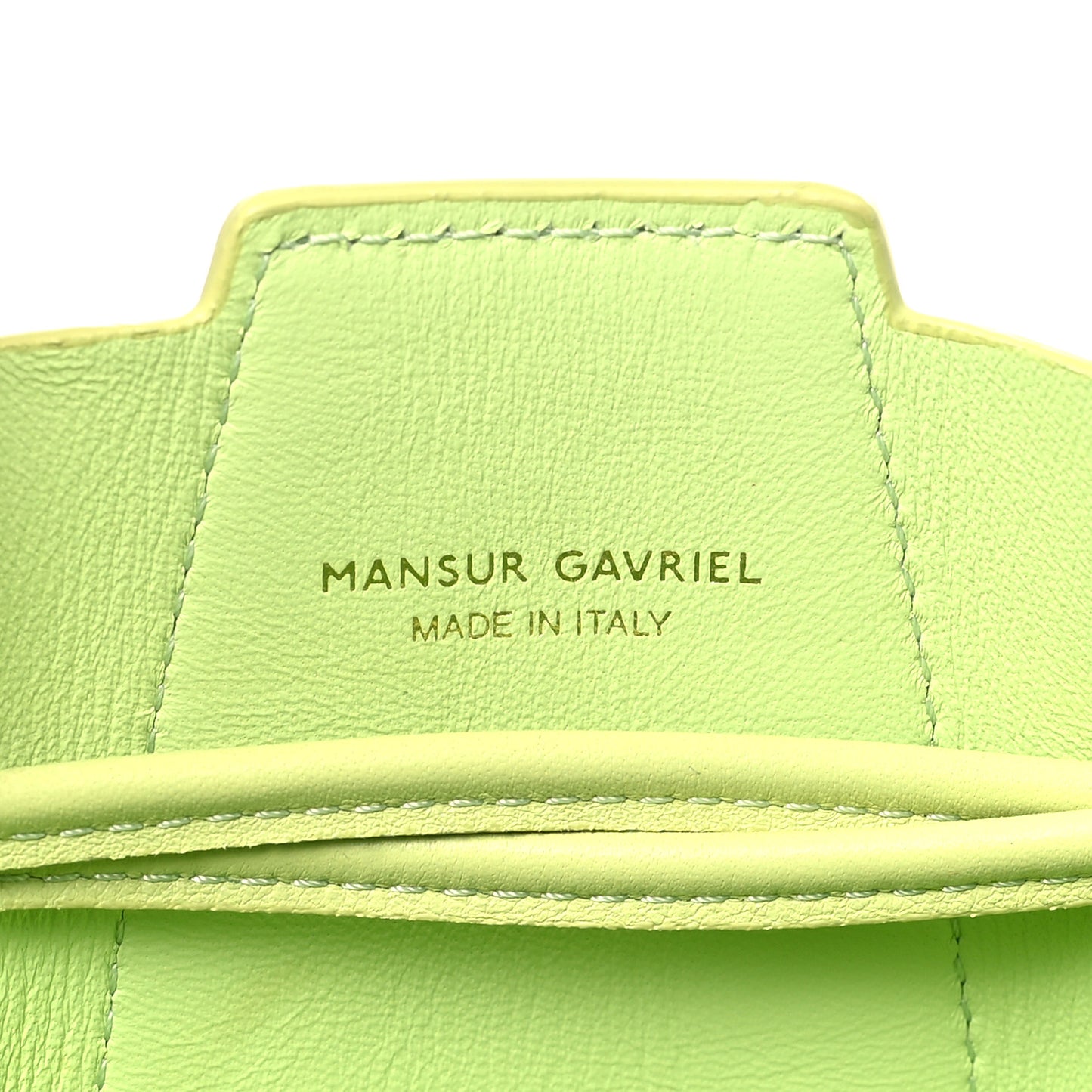 Tumbled Calfskin Lilium Bag Mint
