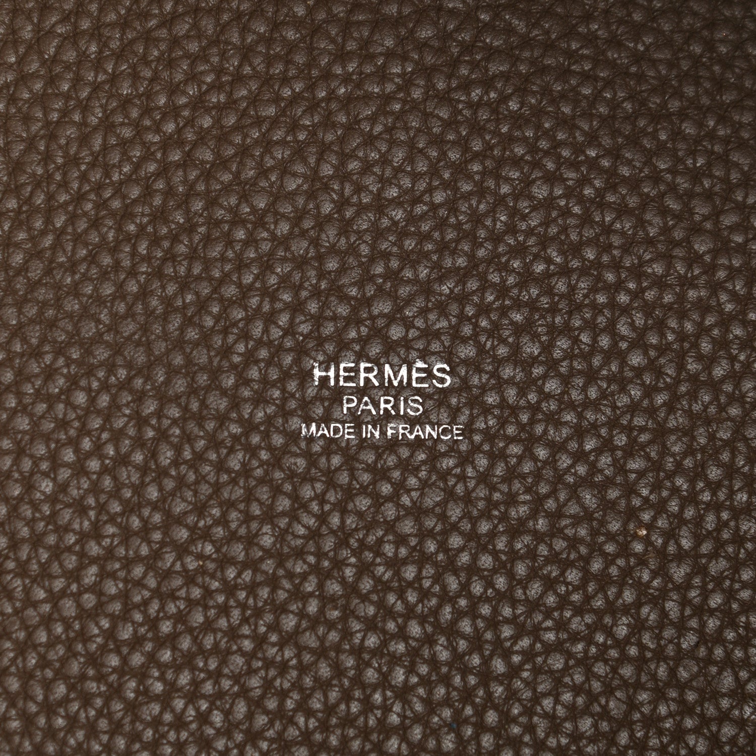 Hermes Taurillon Clemence Picotin 22 MM Etoupe 6 of 13