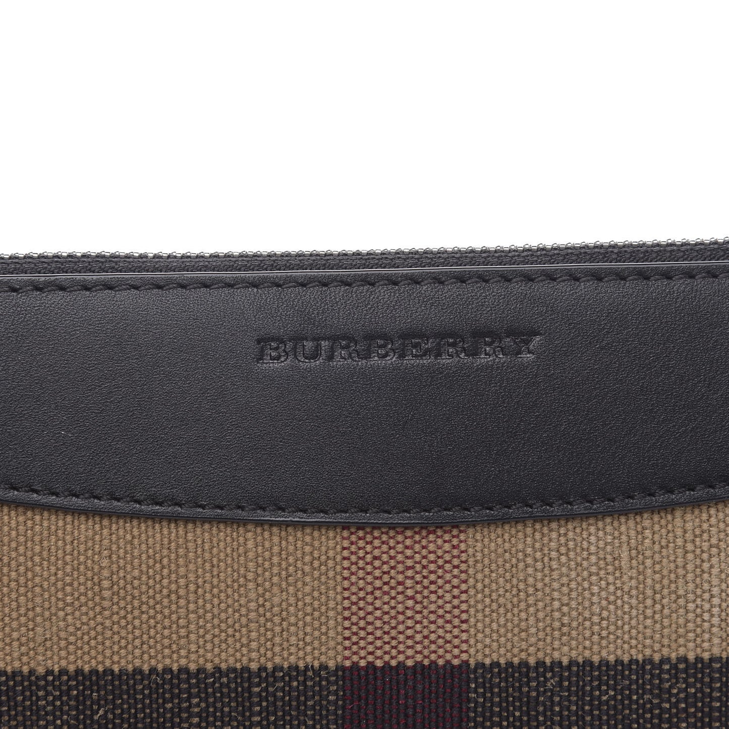 Mega Check Peyton Crossbody Clutch Bag Black