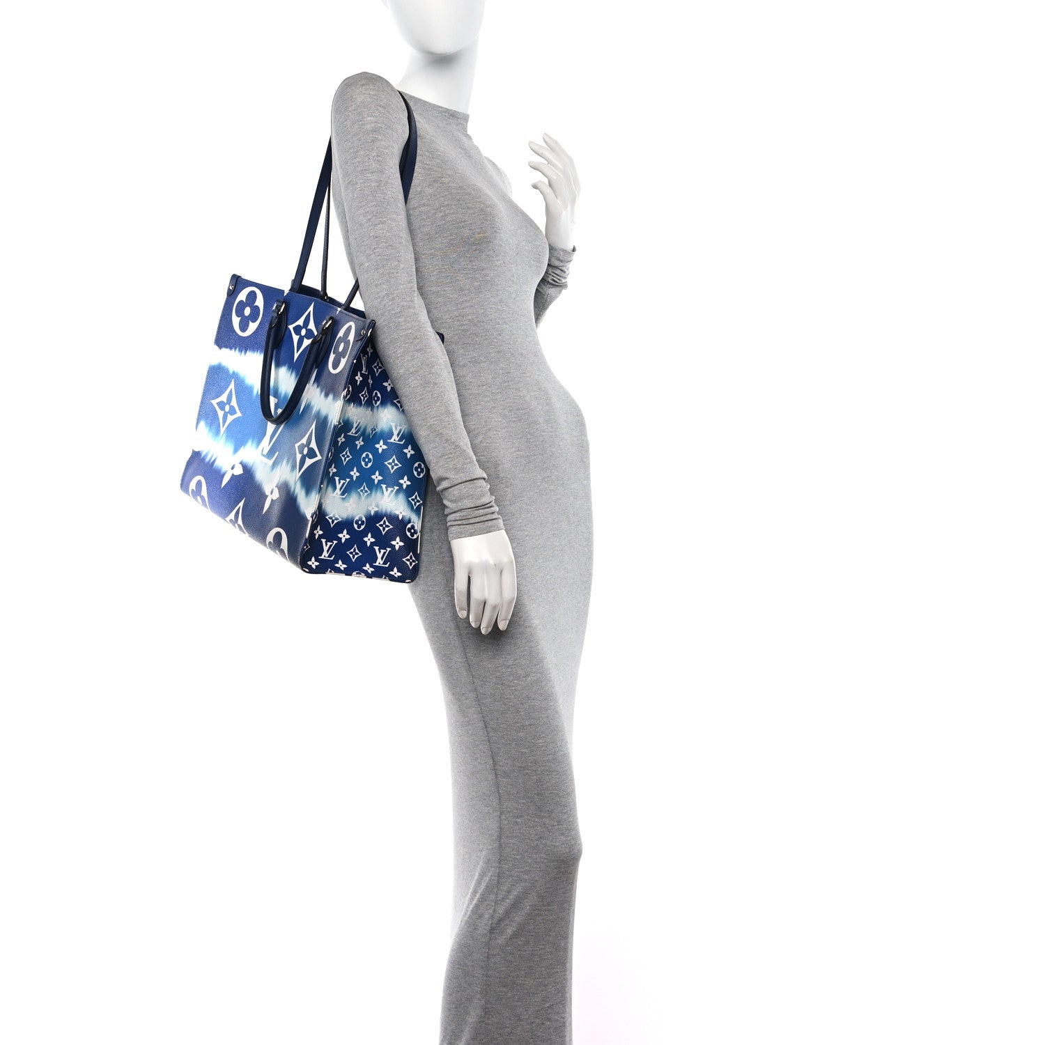 Louis Vuitton Monogram Escale Onthego GM Blue 3 of 11