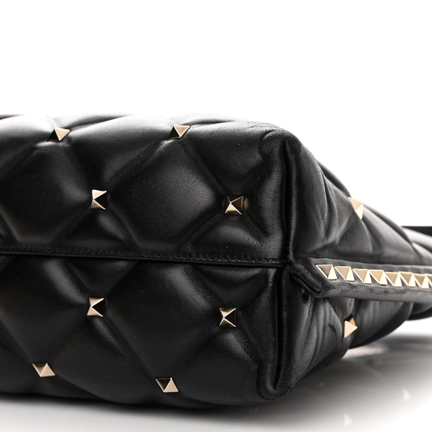 Nappa Candystud Shoulder Bag Black