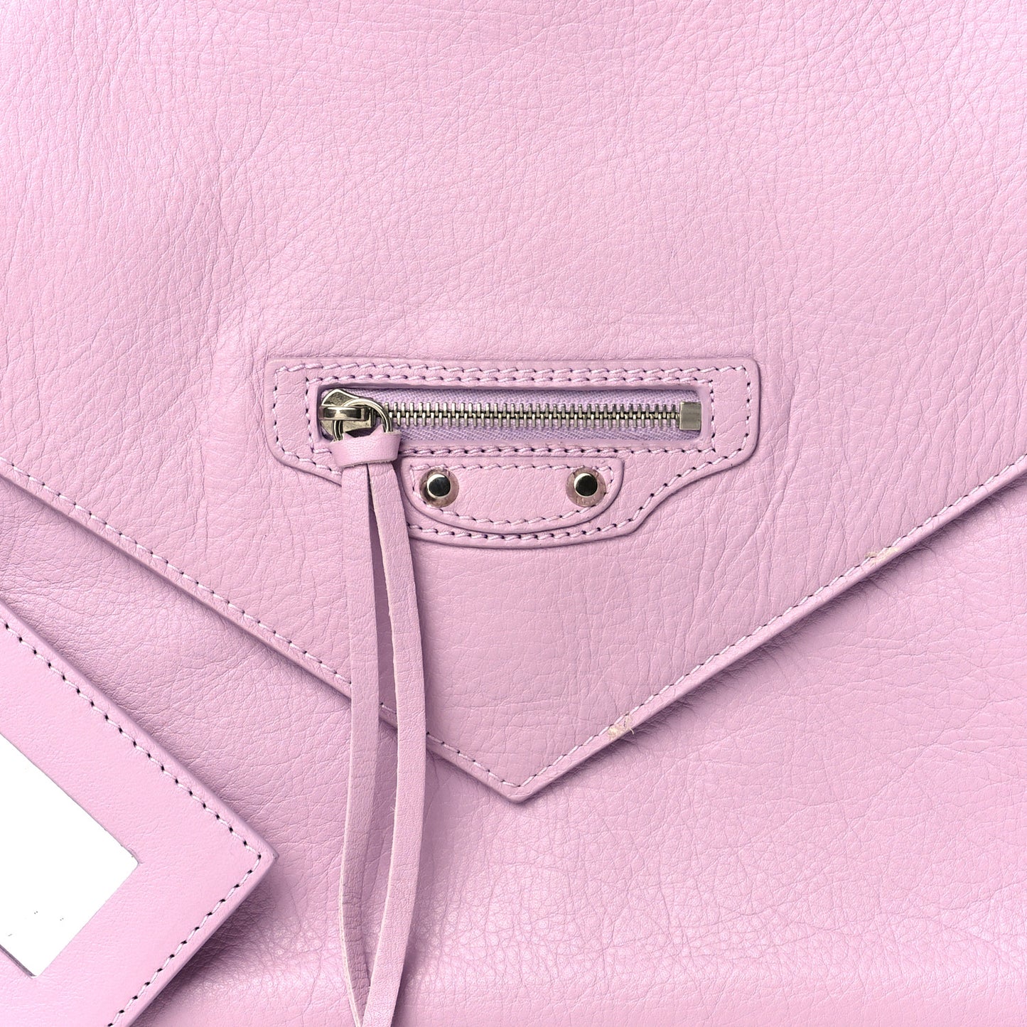 Veau Papier Sight Clutch Rose Orchid