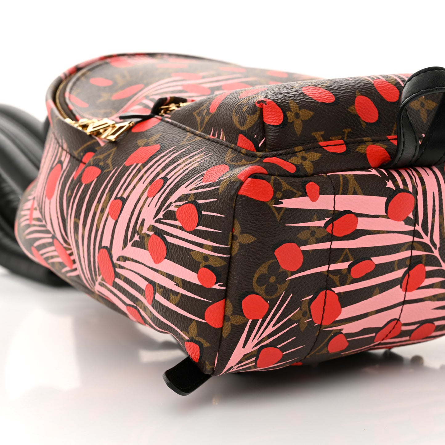 Monogram Jungle Dots Palm Springs Backpack PM Sugar Pink Poppy