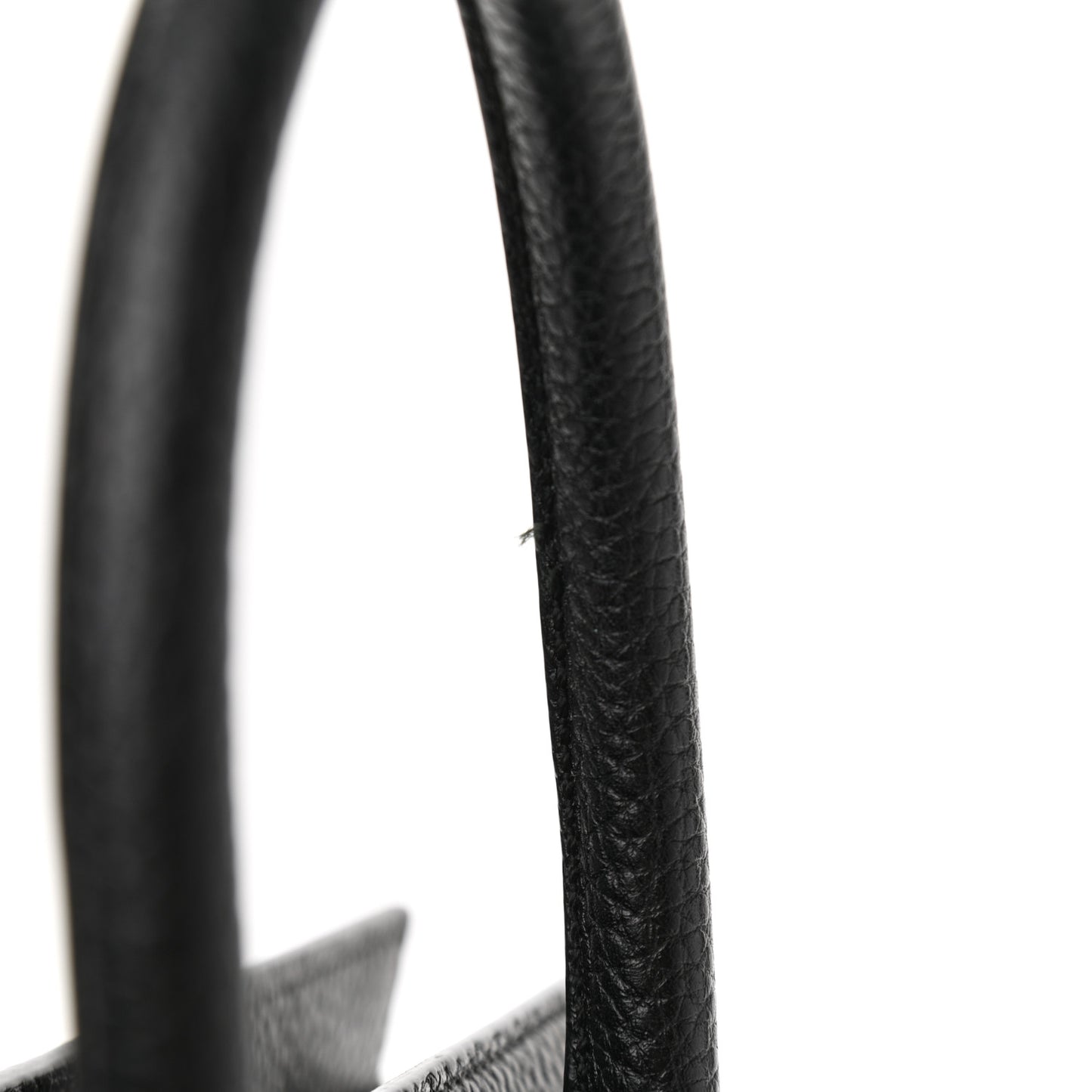 Grained Calfskin Small Sac De Jour Black