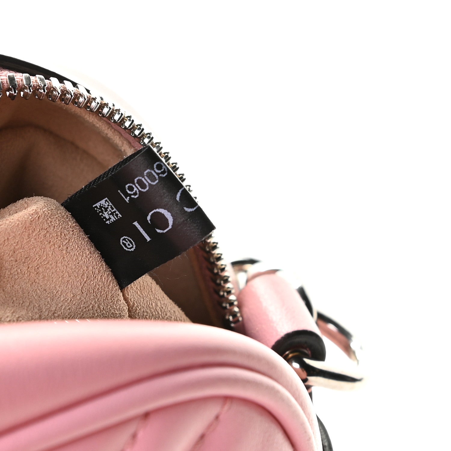 Gucci Calfskin Matelasse Small GG Marmont Chain Shoulder Bag Wild Rose 13 of 13