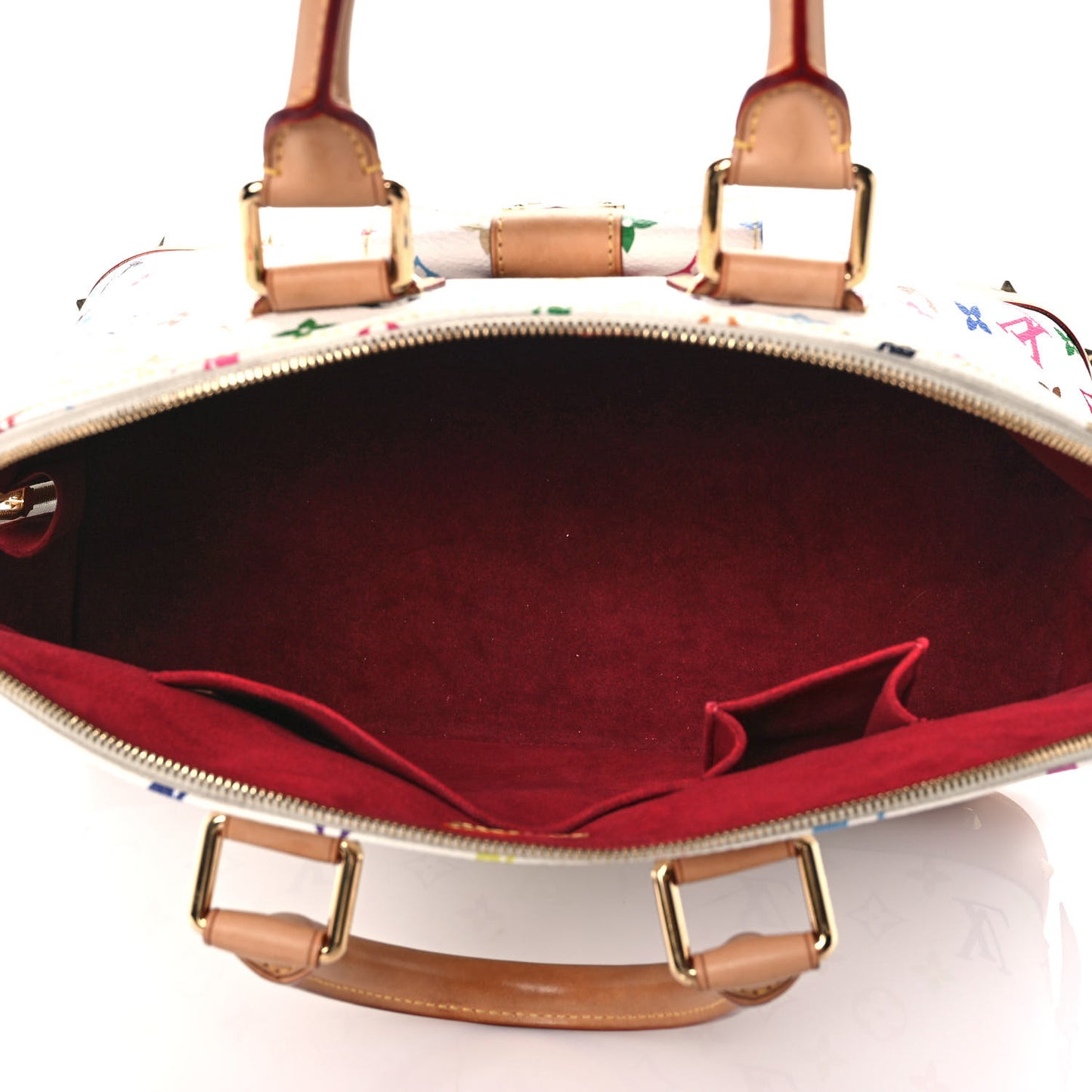 Monogram Multicolor Alma GM White