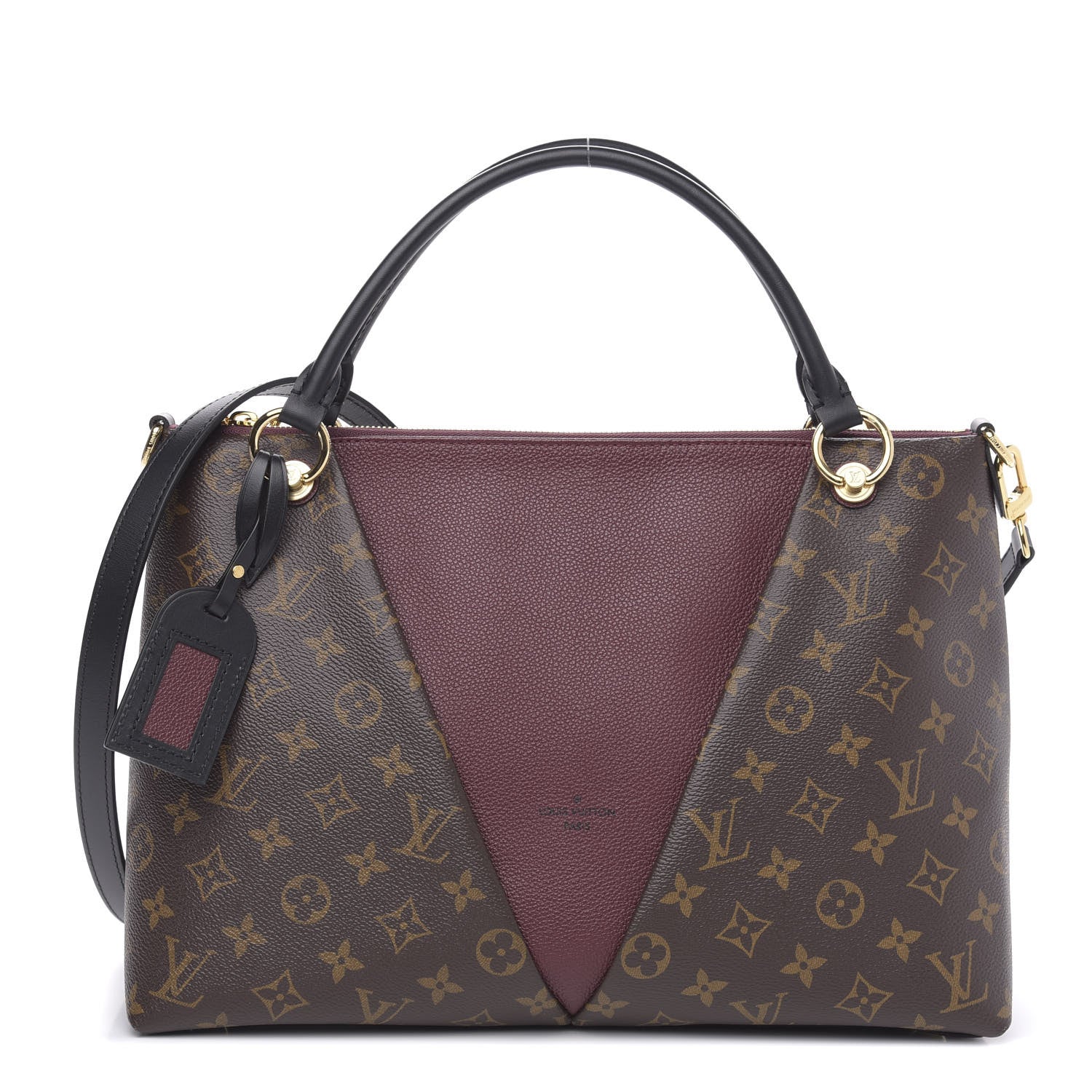 Louis Vuitton Monogram V Tote MM Bordeaux 612409 – FASHIONPHILE