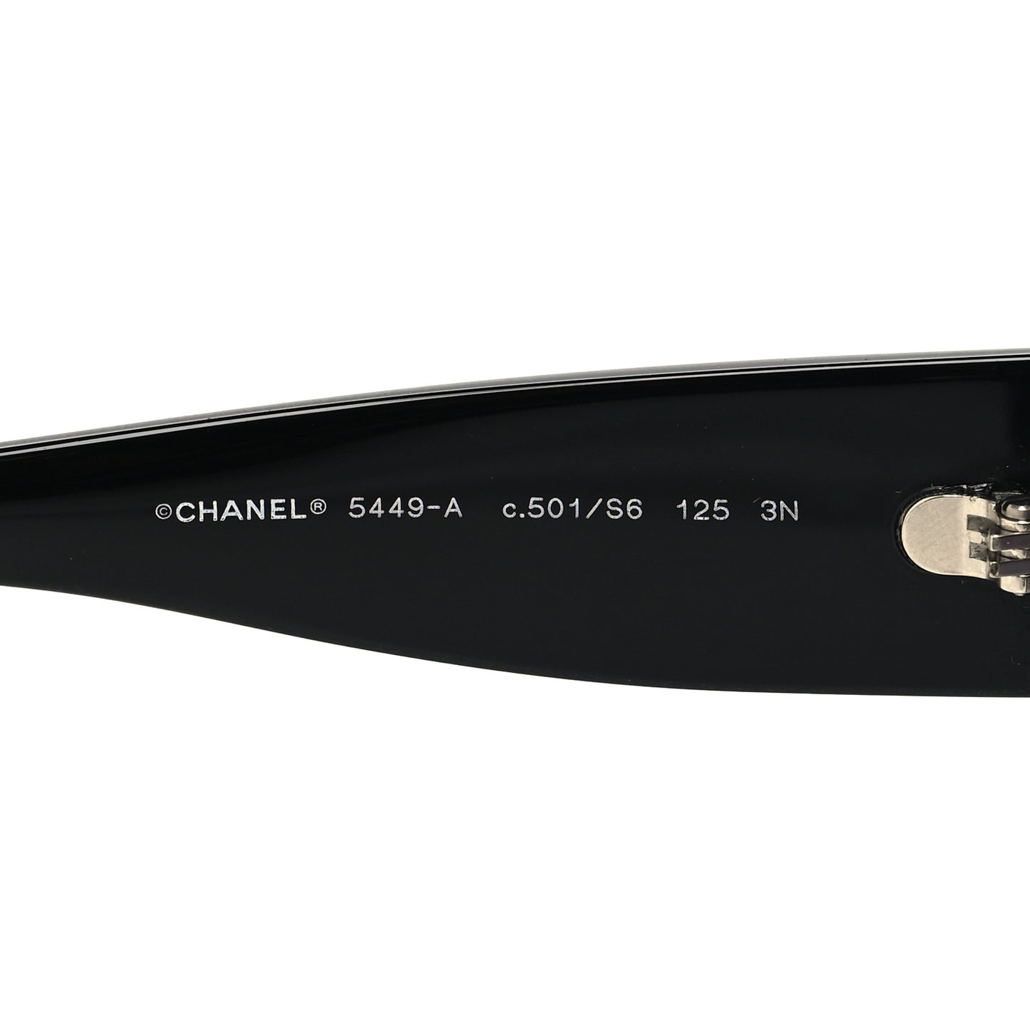 Acetate Shield Sunglasses 5449-A Black