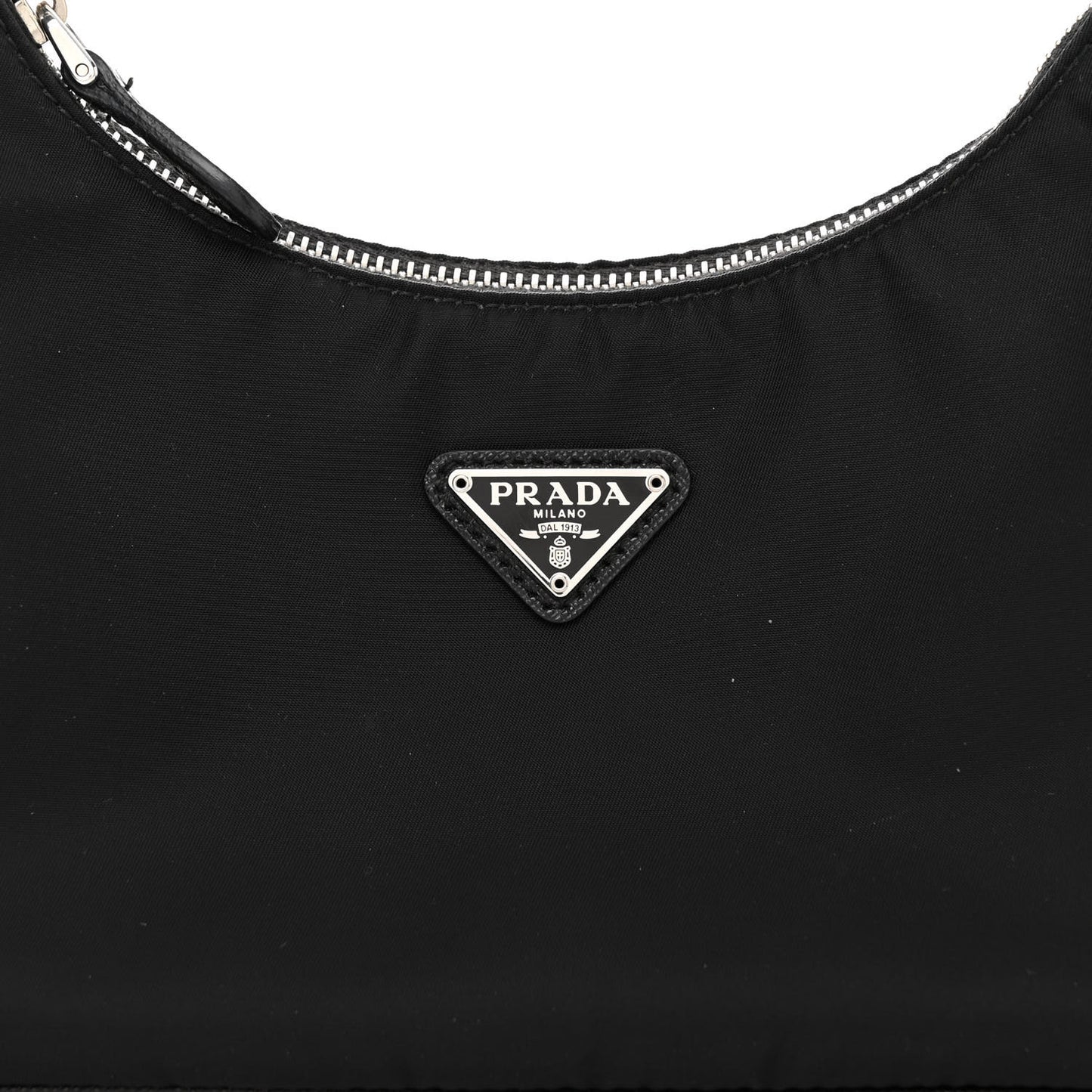 Tessuto Nylon Saffiano Mini Re-Edition 2005 Bag Black