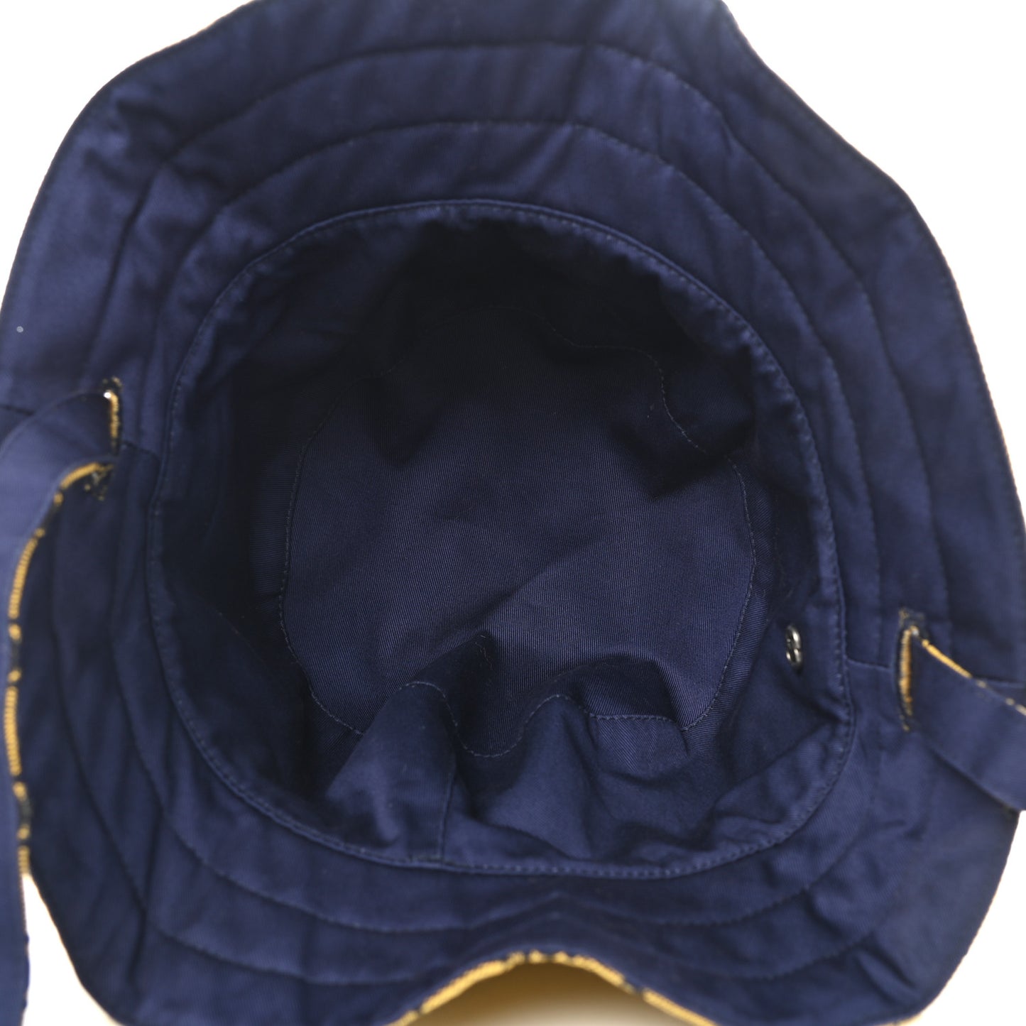 Monogram Multicolor Reversible Self-Tie Bucket Hat XL Yellow Blue