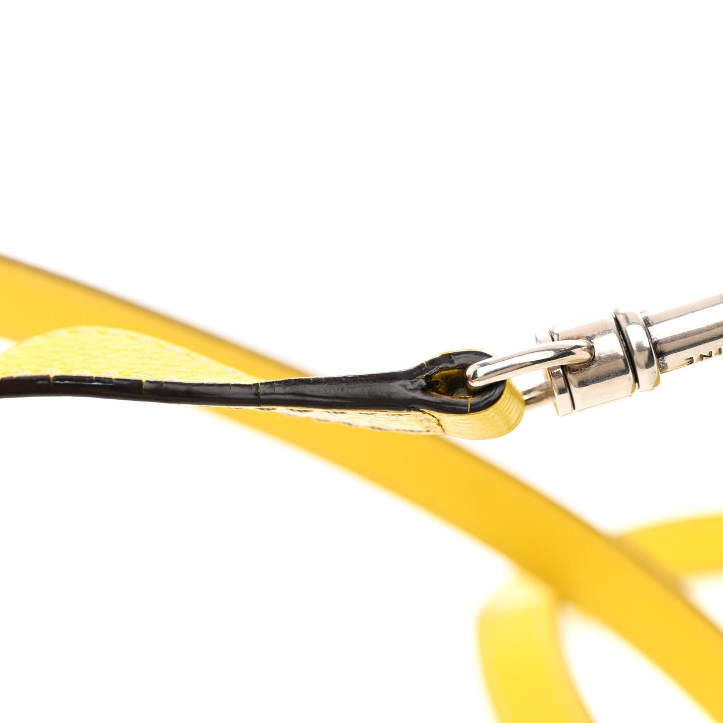 Drummed Calfskin Nano Luggage Citron