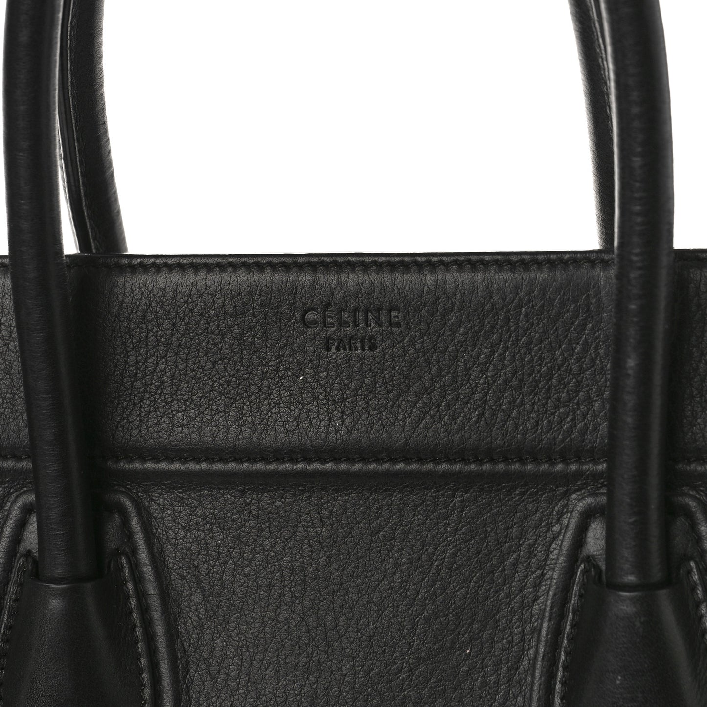 Supple Calfskin Medium Phantom Luggage Black