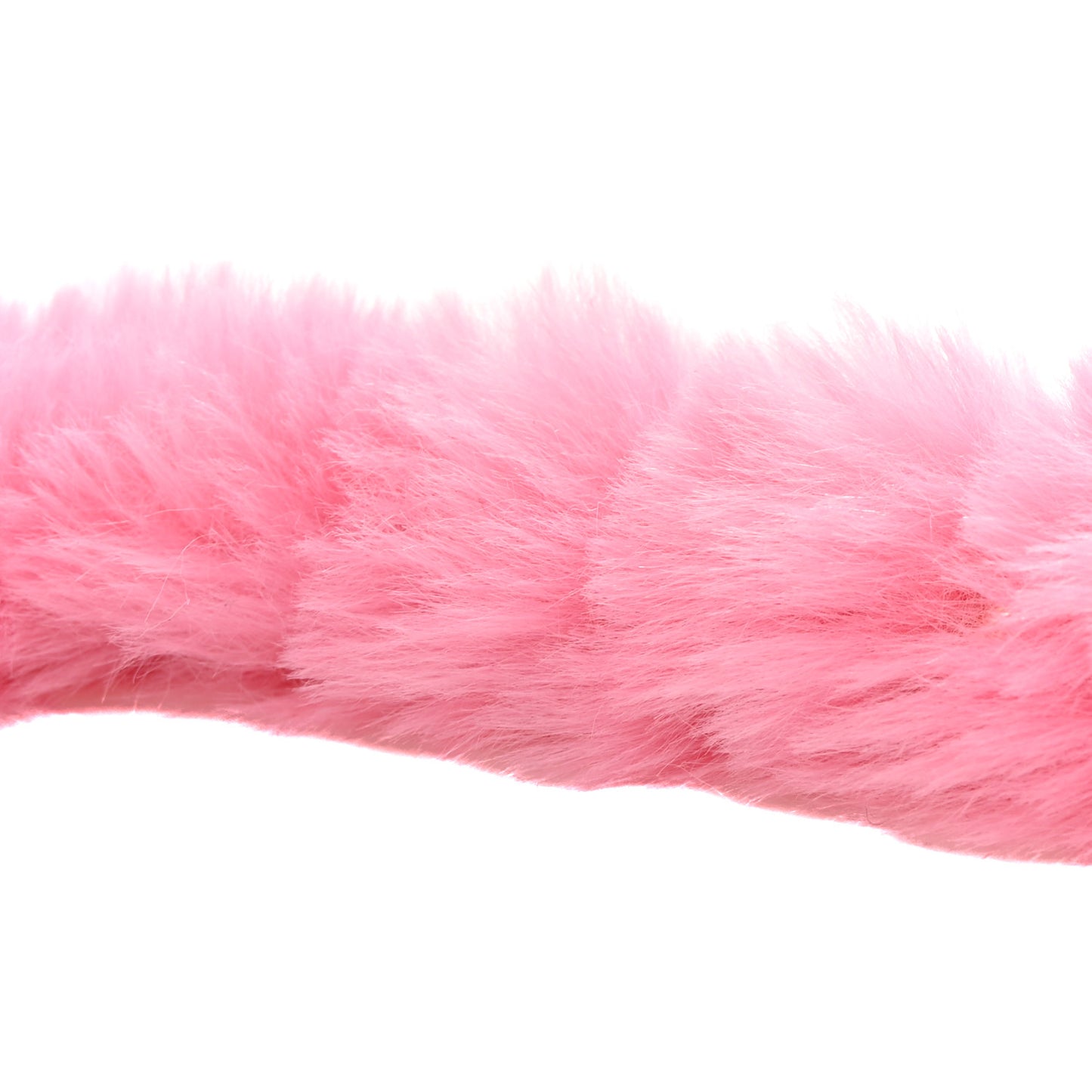 Fur CC Chain Belt 75 Gold Pink