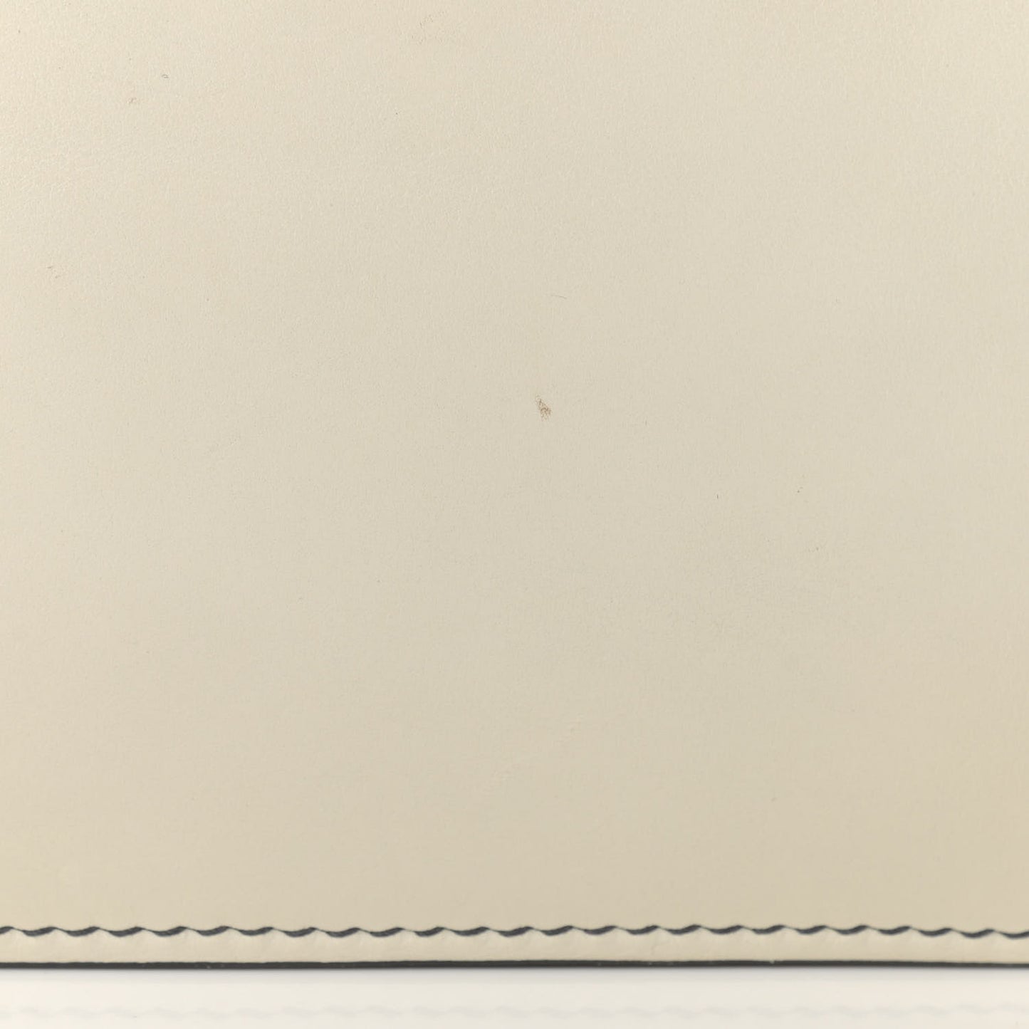 Calfskin J'Adior Chain Flap Bag Off White