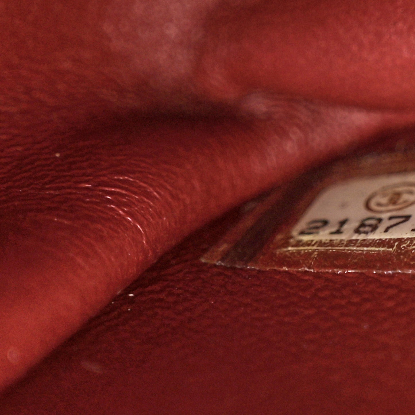 Lambskin Mosaic Medium Flap Red Multicolor