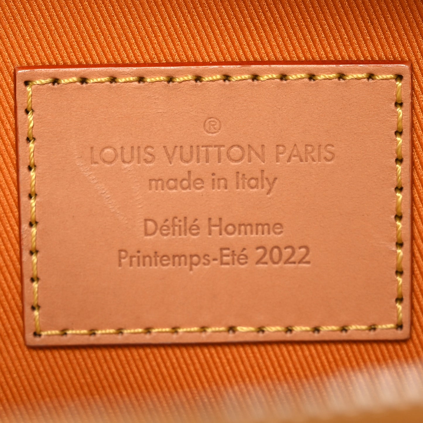 Calfskin Soft Trunk Saffron