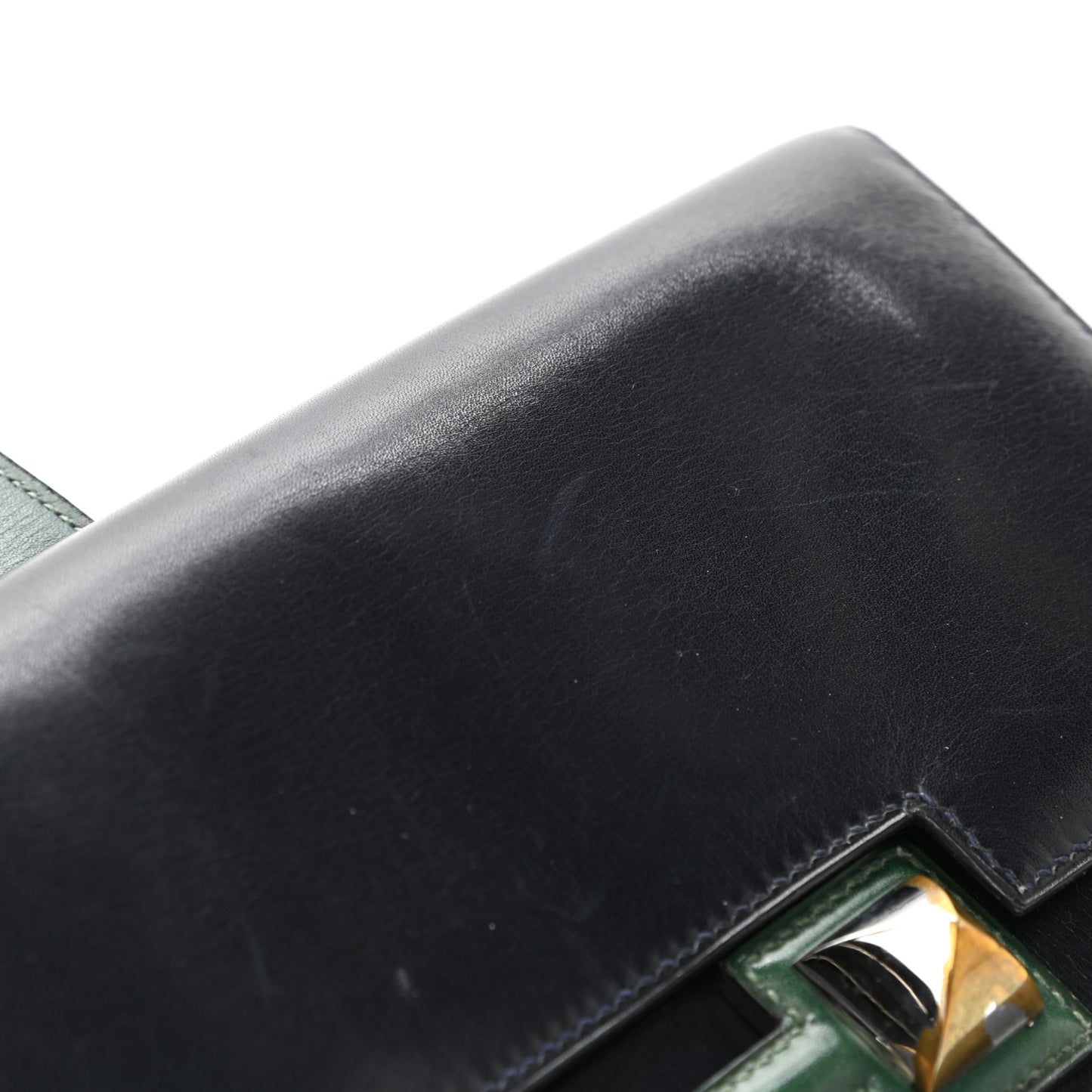 Box Medor Clutch 23 Bleu Indigo Vert Bengale