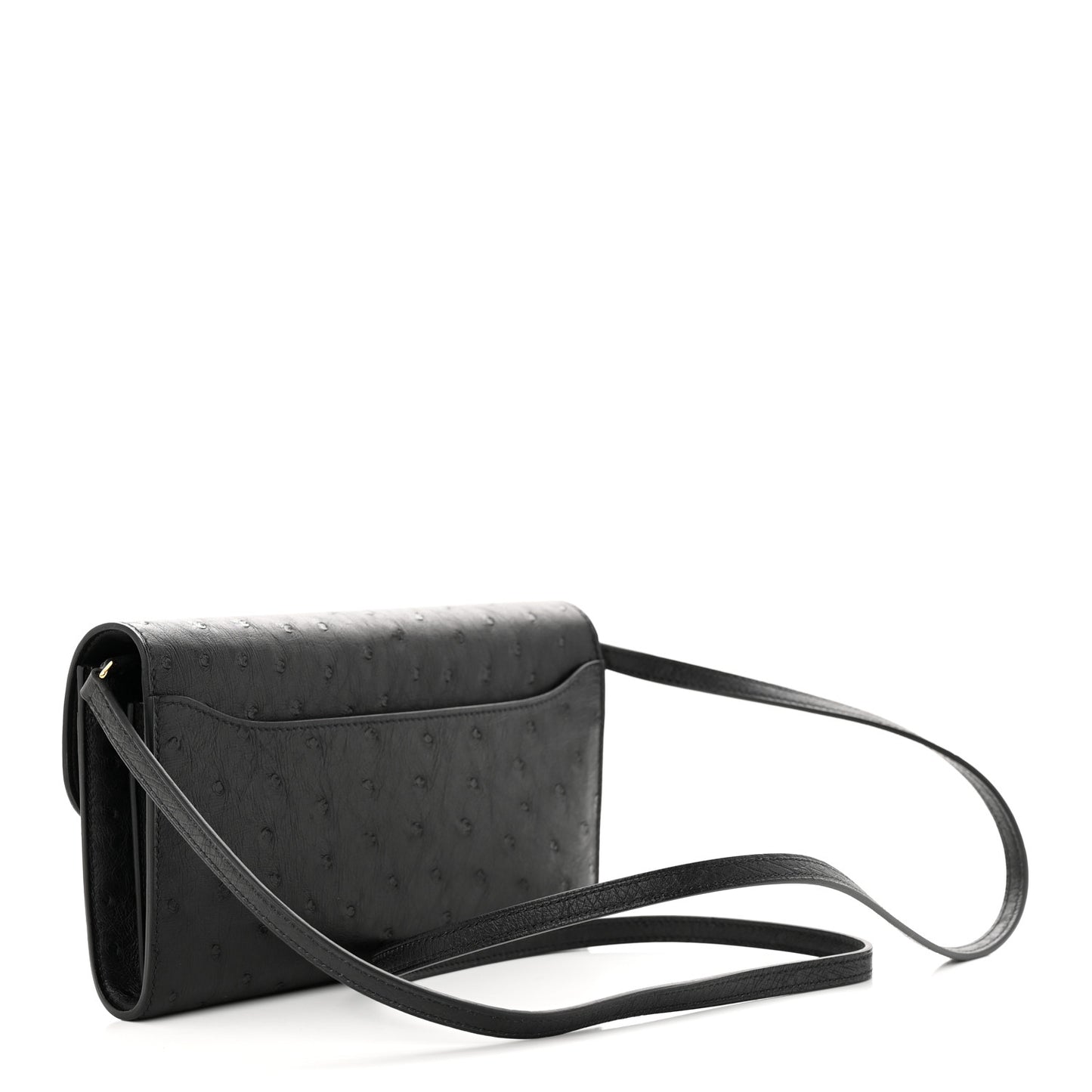 Ostrich Constance Long Wallet To Go Black