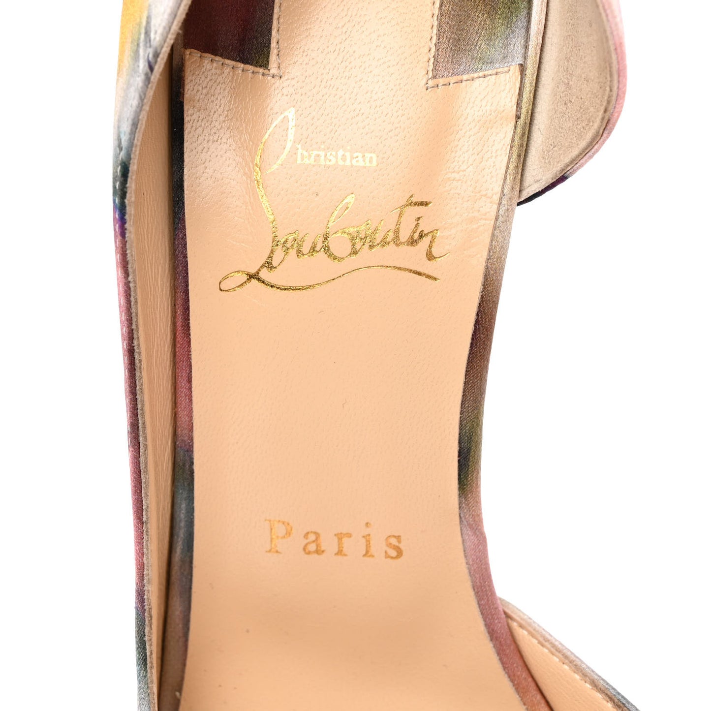 Satin Impressioniste Iriza 100 Pumps 39.5 Multicolor