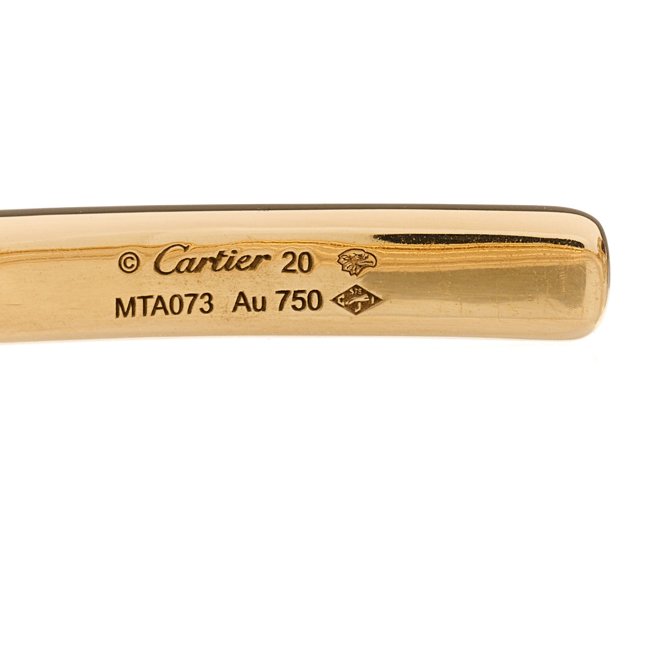 18K Yellow Gold Diamond Emerald Black Onyx Panthere De Cartier Cuff Bracelet 20