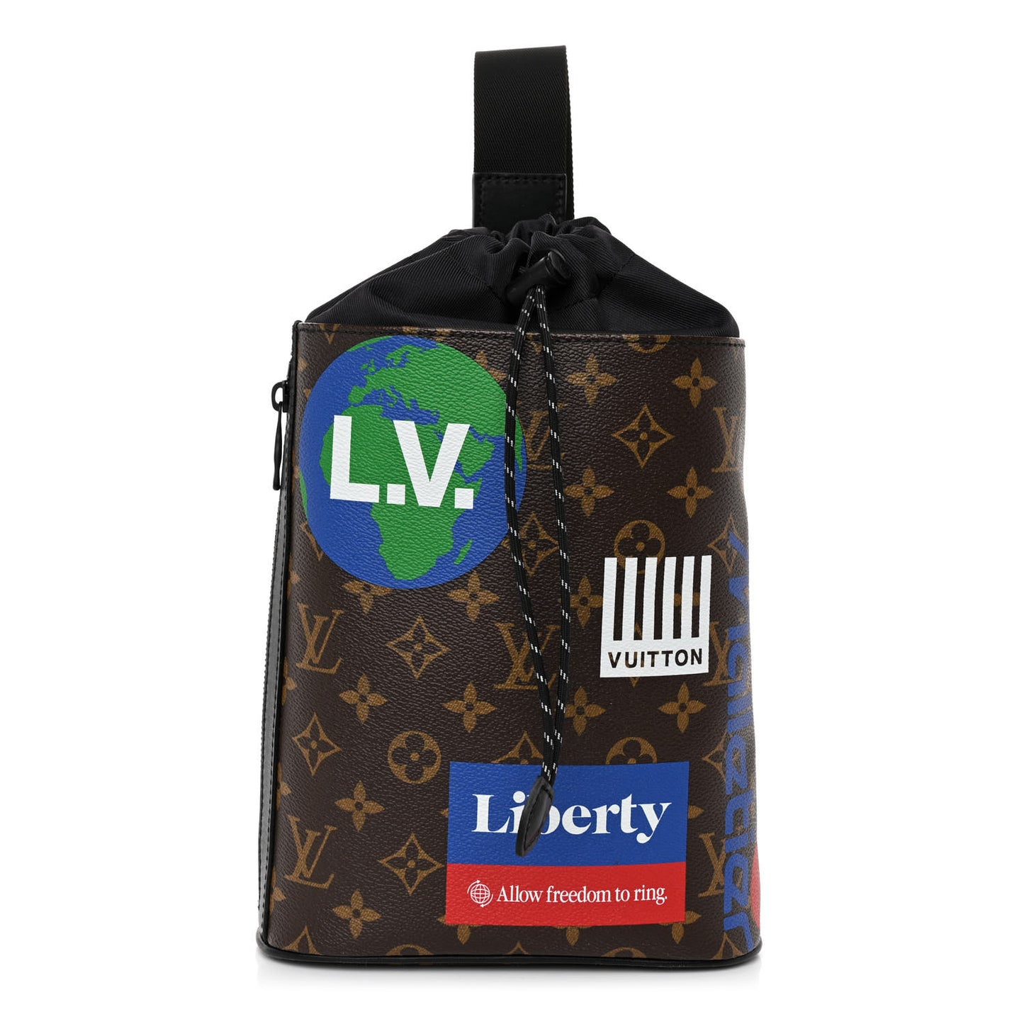 Monogram Chalk Sling Bag Marron