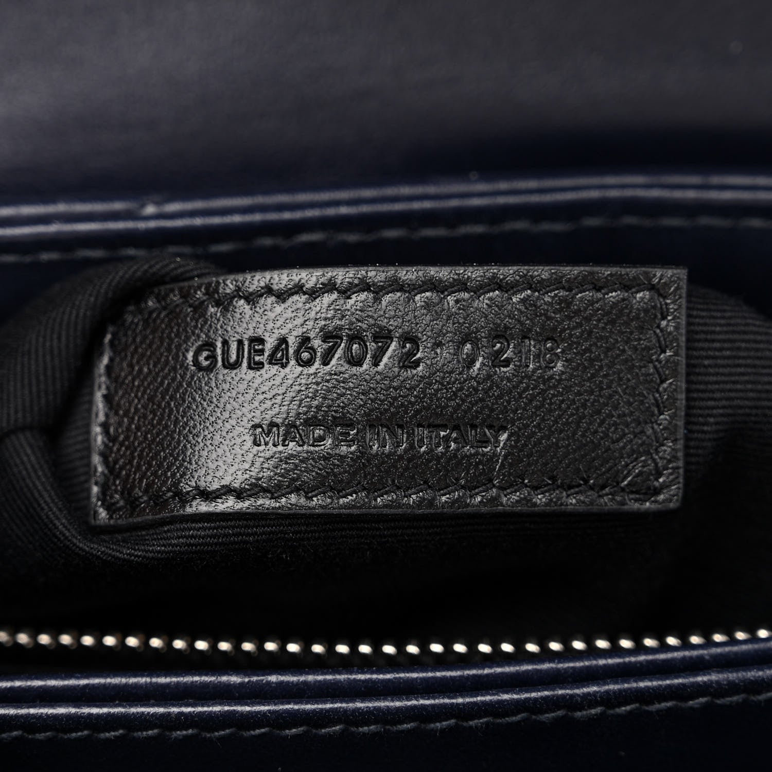 Saint Laurent Calfskin Y Quilted Monogram Toy Loulou Chain Satchel Medium Blue 7 of 13