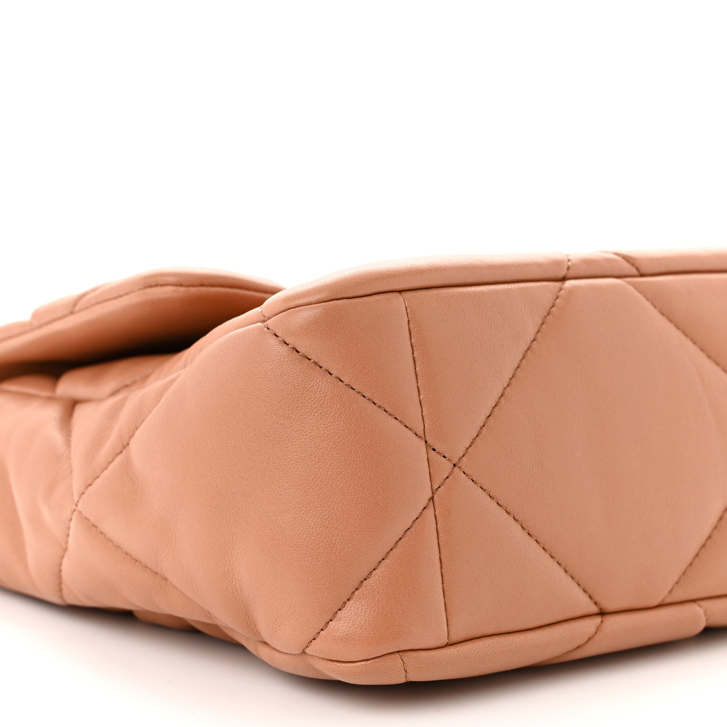 Chanel Lambskin Quilted Large Chanel 19 Flap Brown 9 of 11