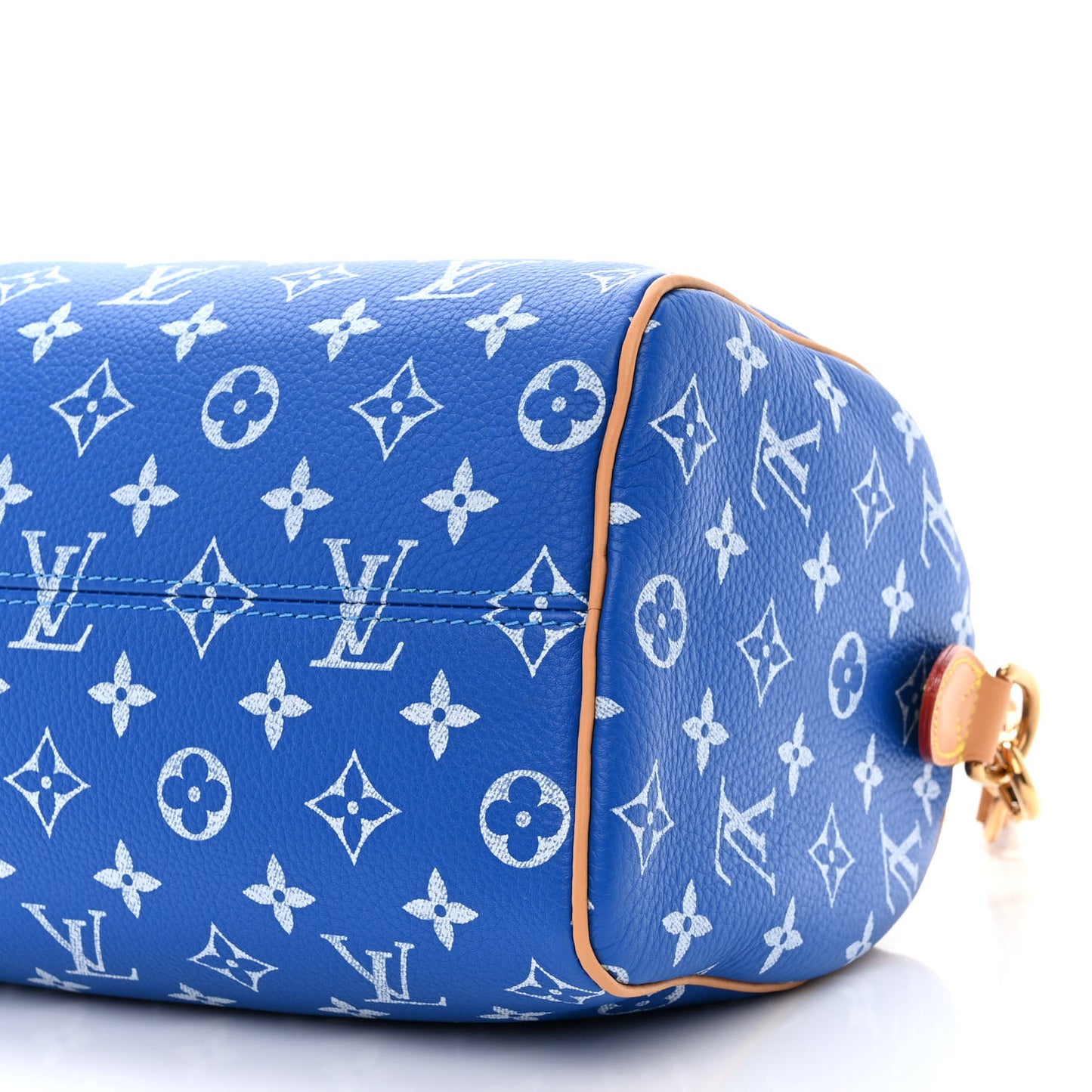 Calfskin Monogram Speedy P9 Bandouliere 25 Blue