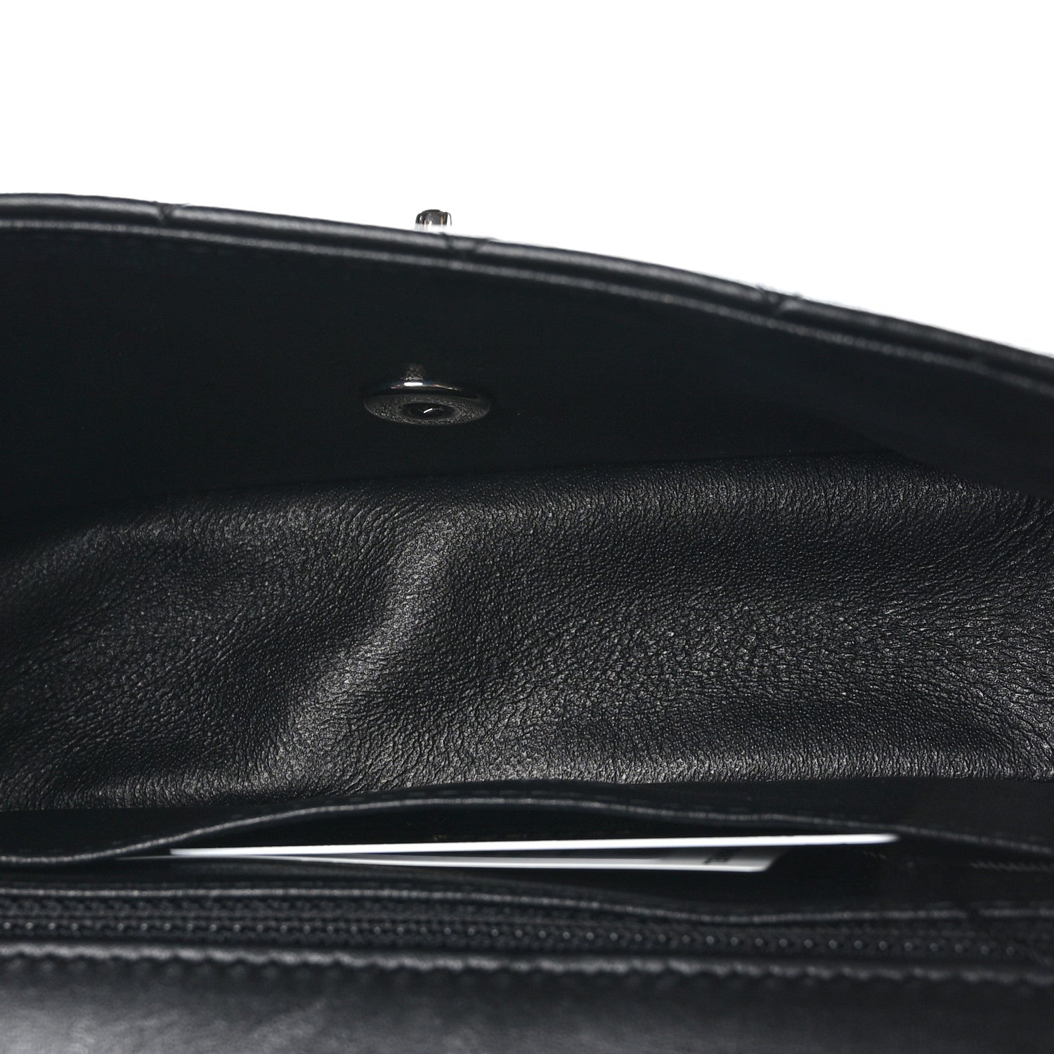 Chanel Lambskin Quilted Mini Rectangular Flap Black 5 of 11