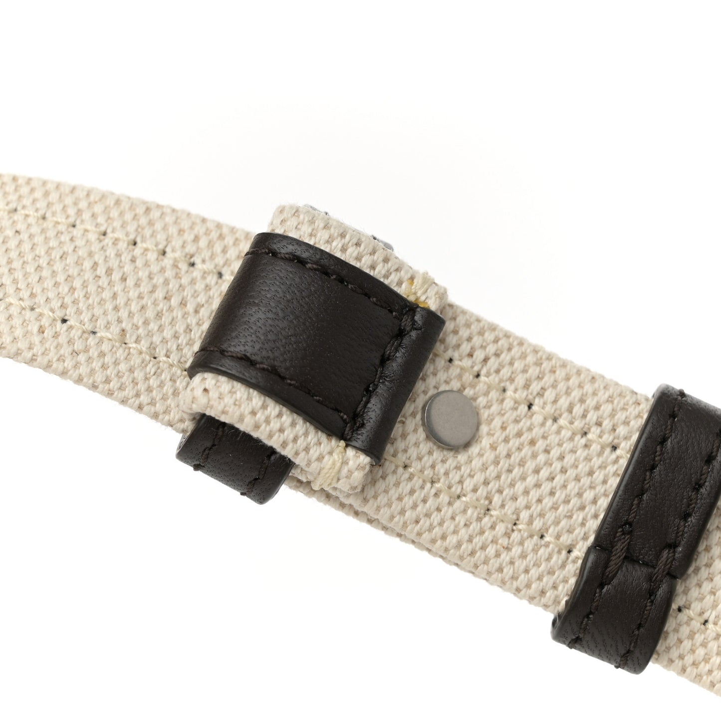 Canvas Nappa Maxi Intrecciato Cassette Crossbody Bag Natural Fondant