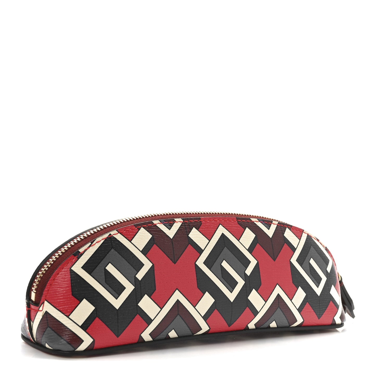 Shangai Calfskin Geometric G Pencil Case Multicolor