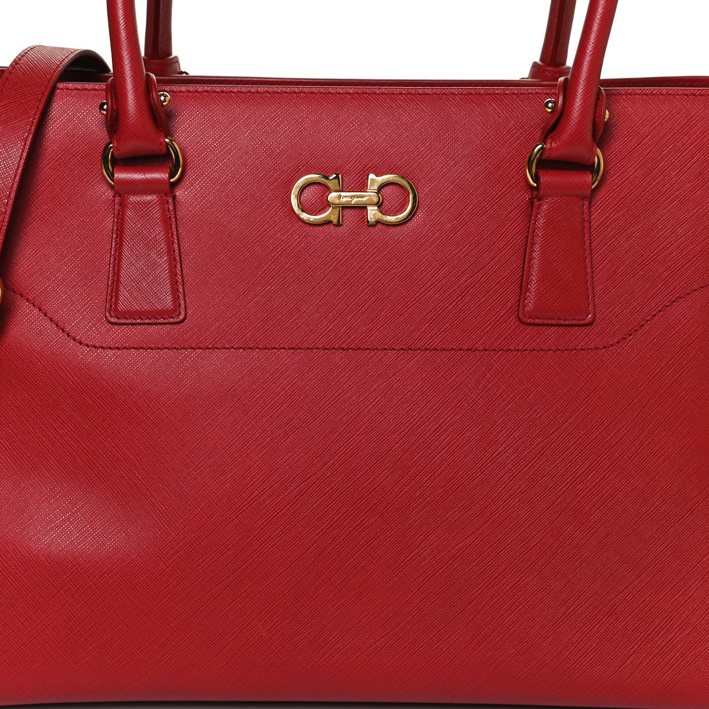 Saffiano Beky Tote Rosso