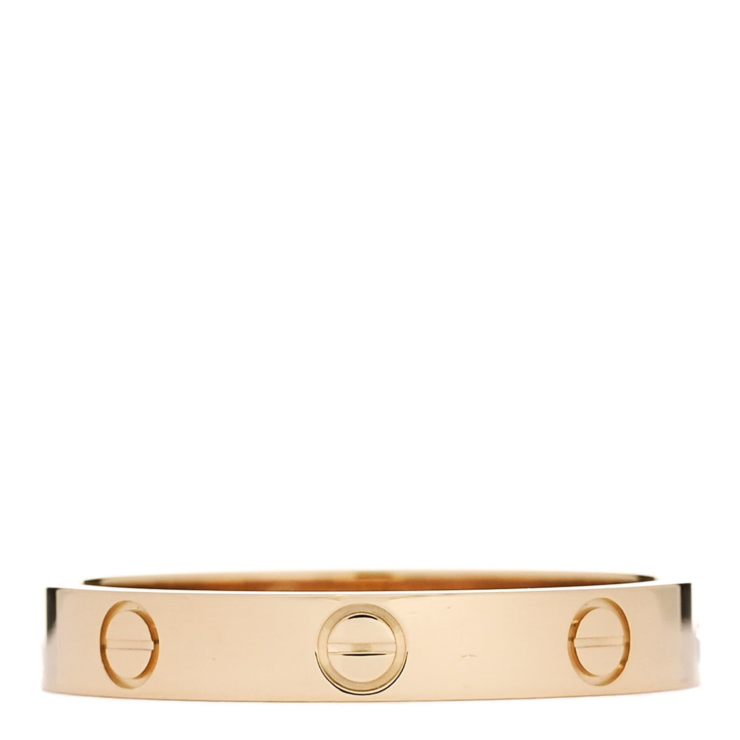 18K Yellow Gold 3.5mm LOVE Wedding Band Ring 63 10.25