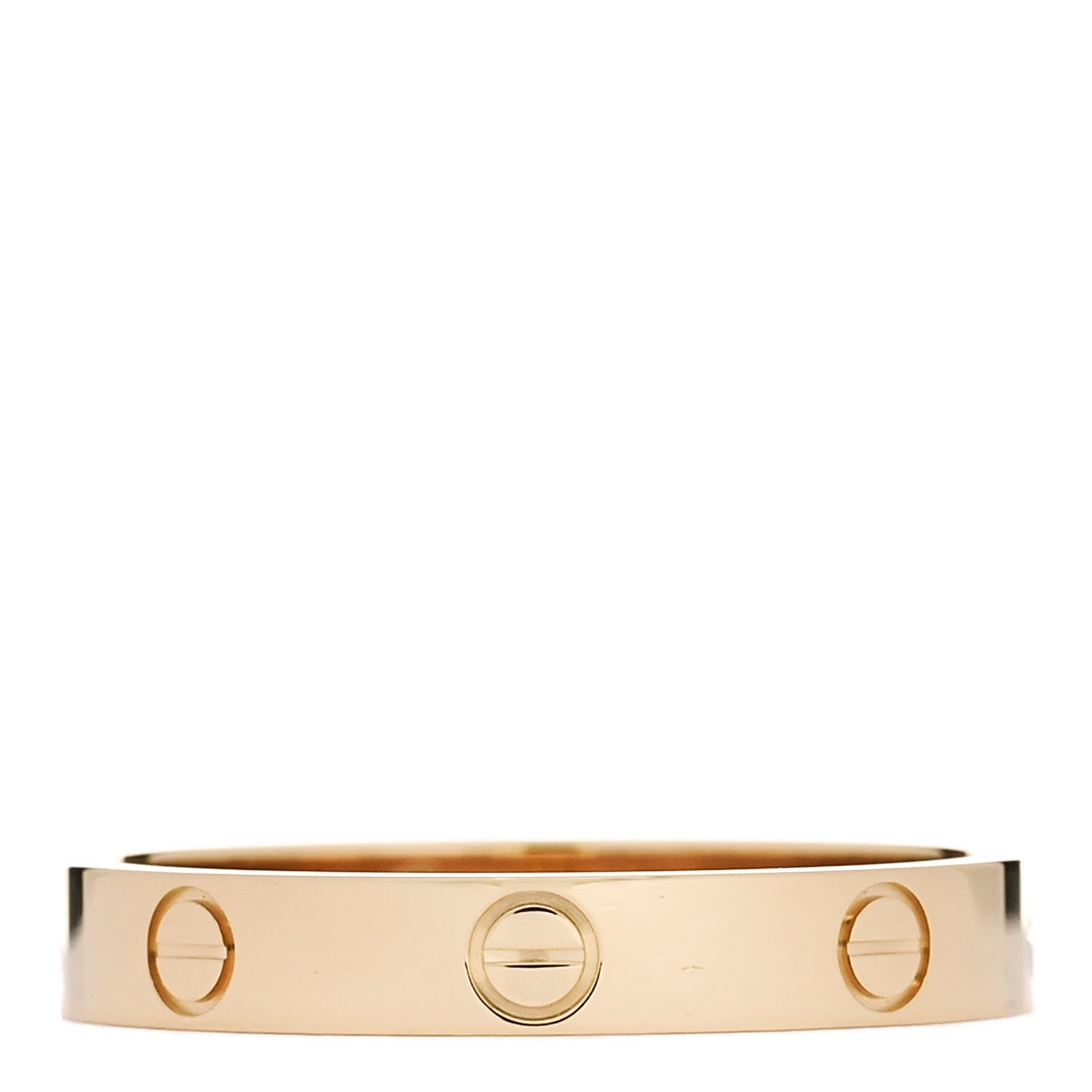 Cartier 18K Yellow Gold 3.5mm LOVE Wedding Band Ring 63 10.25 1 of 5