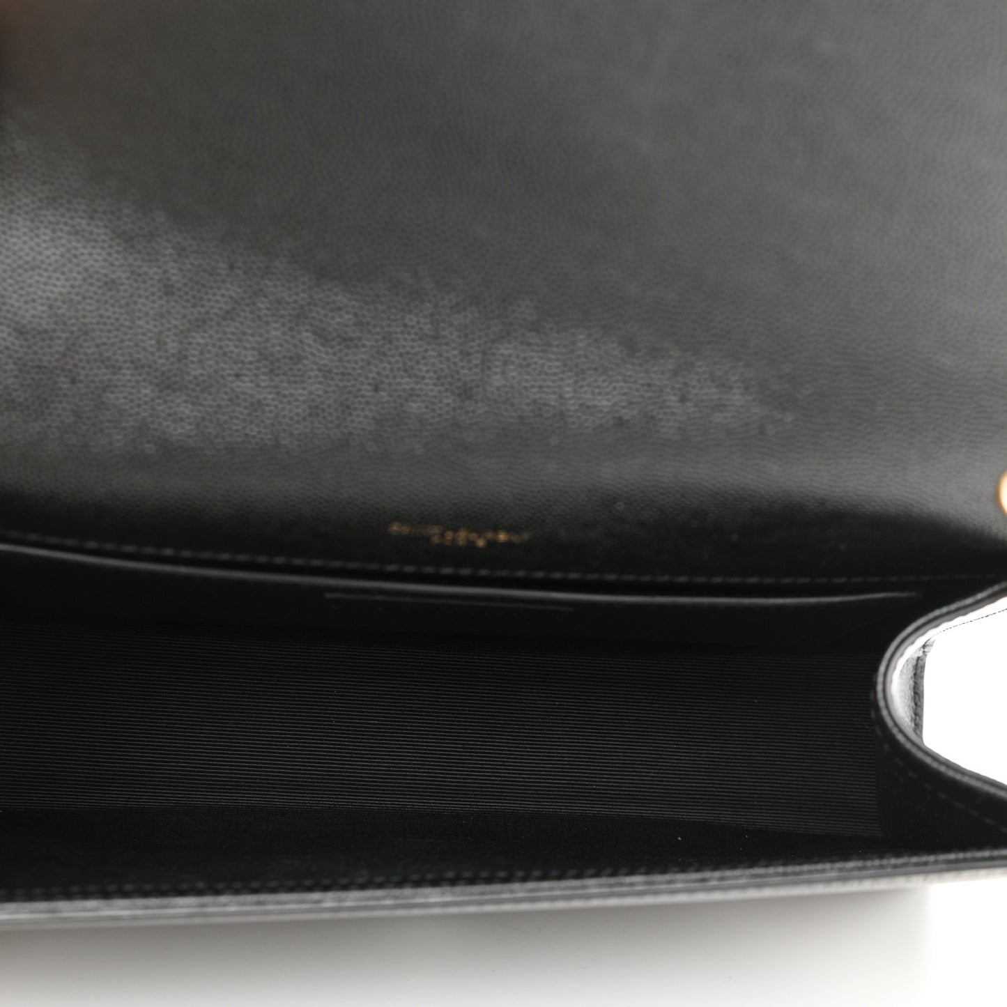 Grain De Poudre Medium Classic Monogram Kate Satchel Black