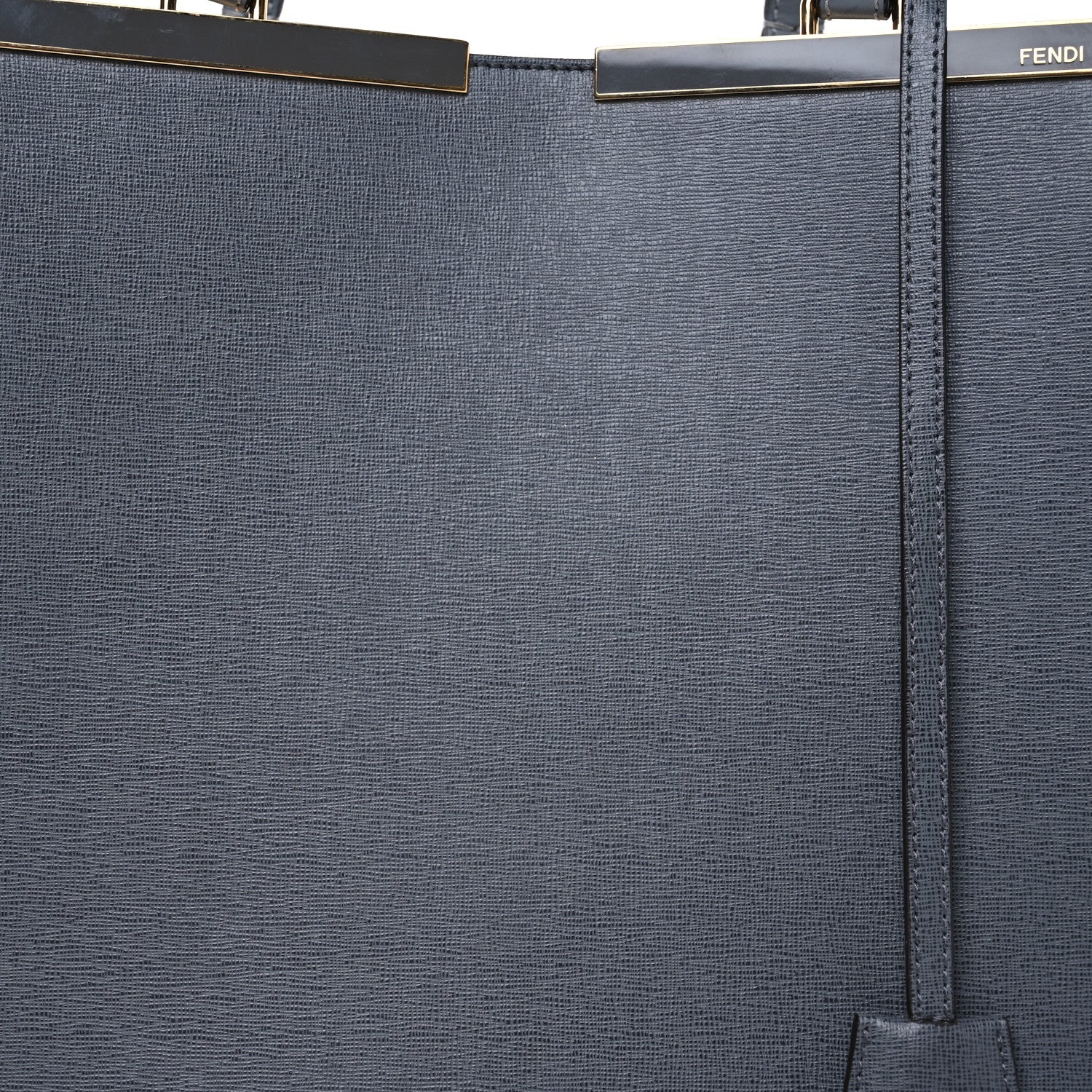 Fendi Vitello Elite Large 3Jours Tote Grigio 8 of 11