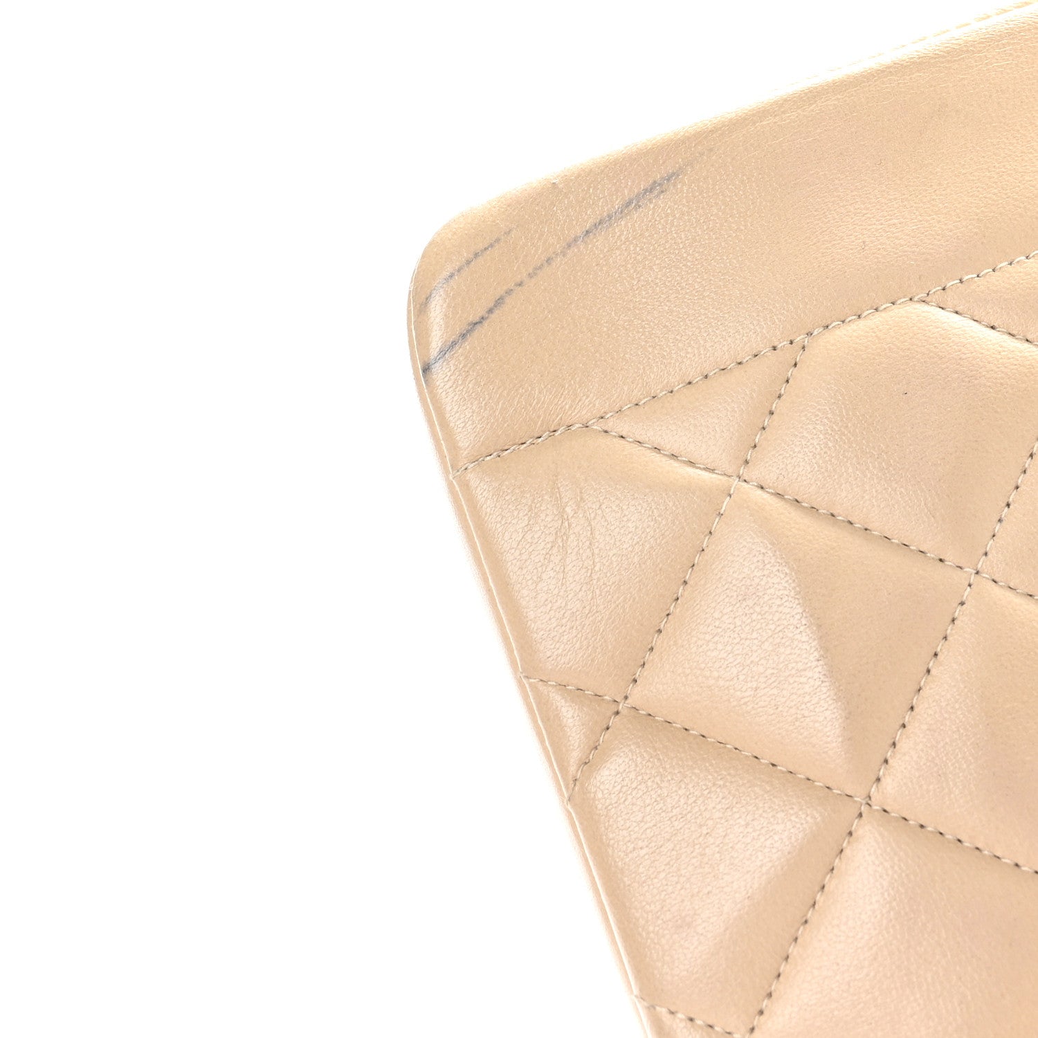 Chanel Lambskin Quilted Medium Single Flap Beige 12 of 12